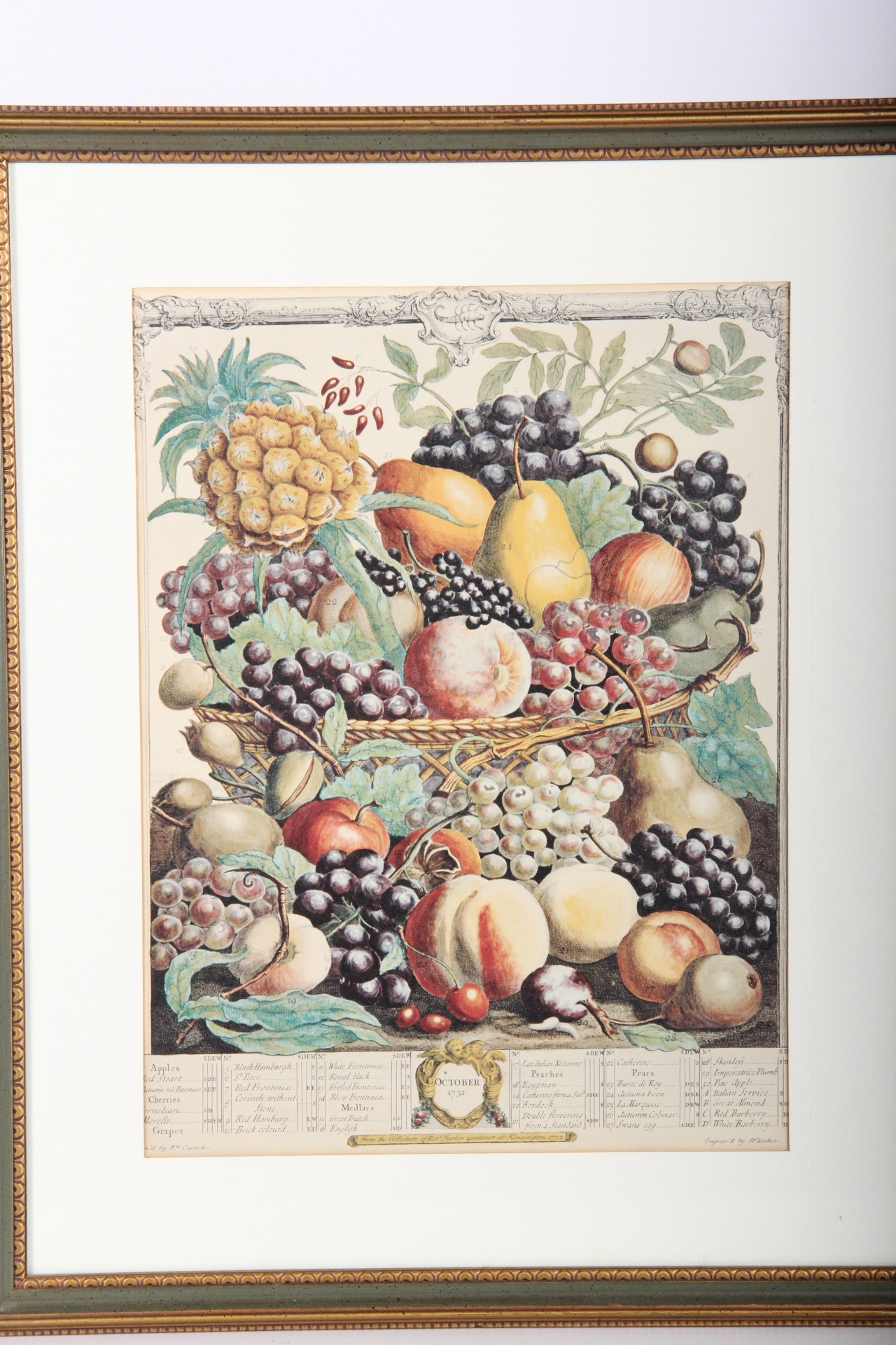 Fletcher "October Bounty" Engraved Lithograph