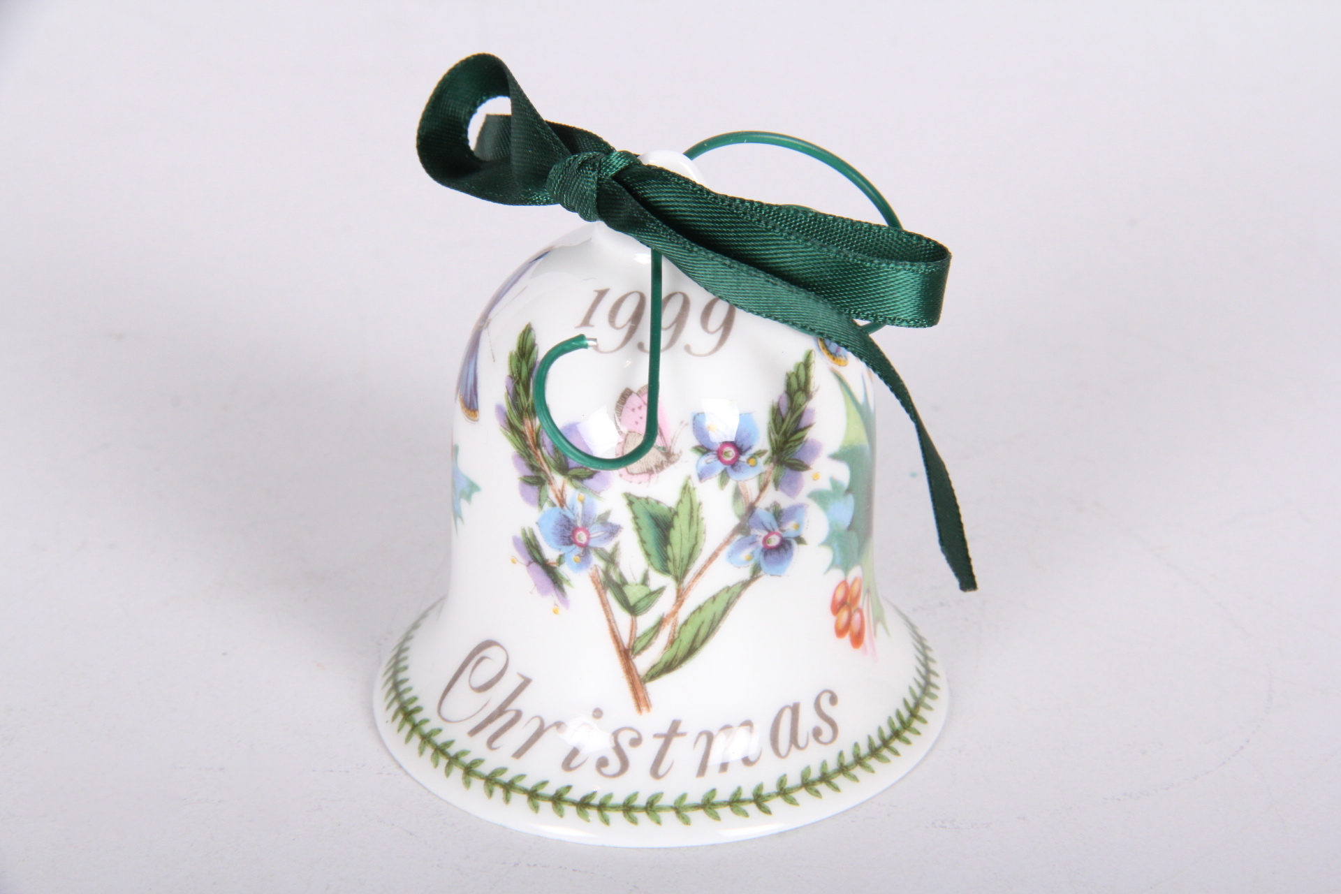 Portmeirion 1999 Christmas Bell Ornament