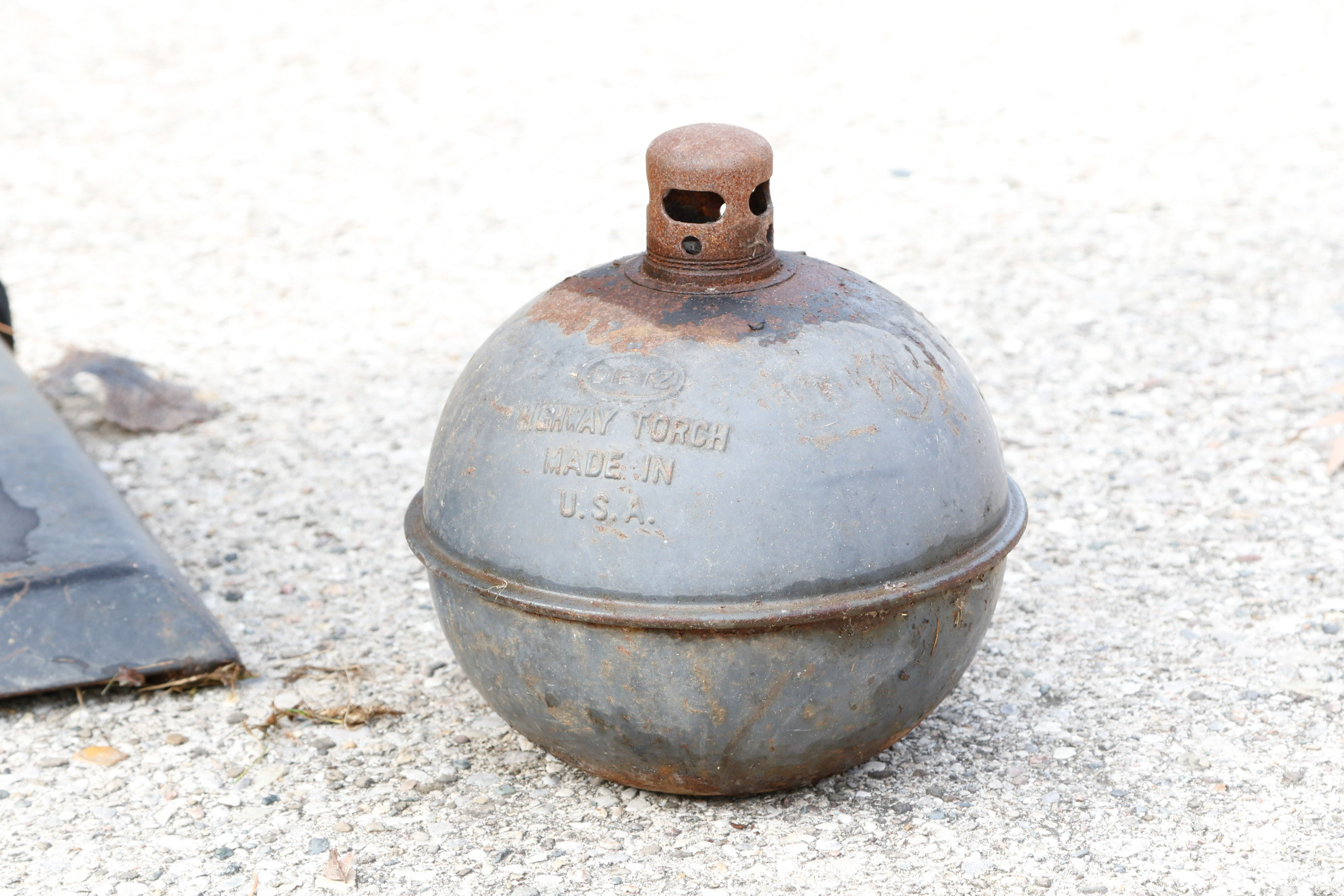 Orley's Wood Burning Stove and Pair of Highway Torches