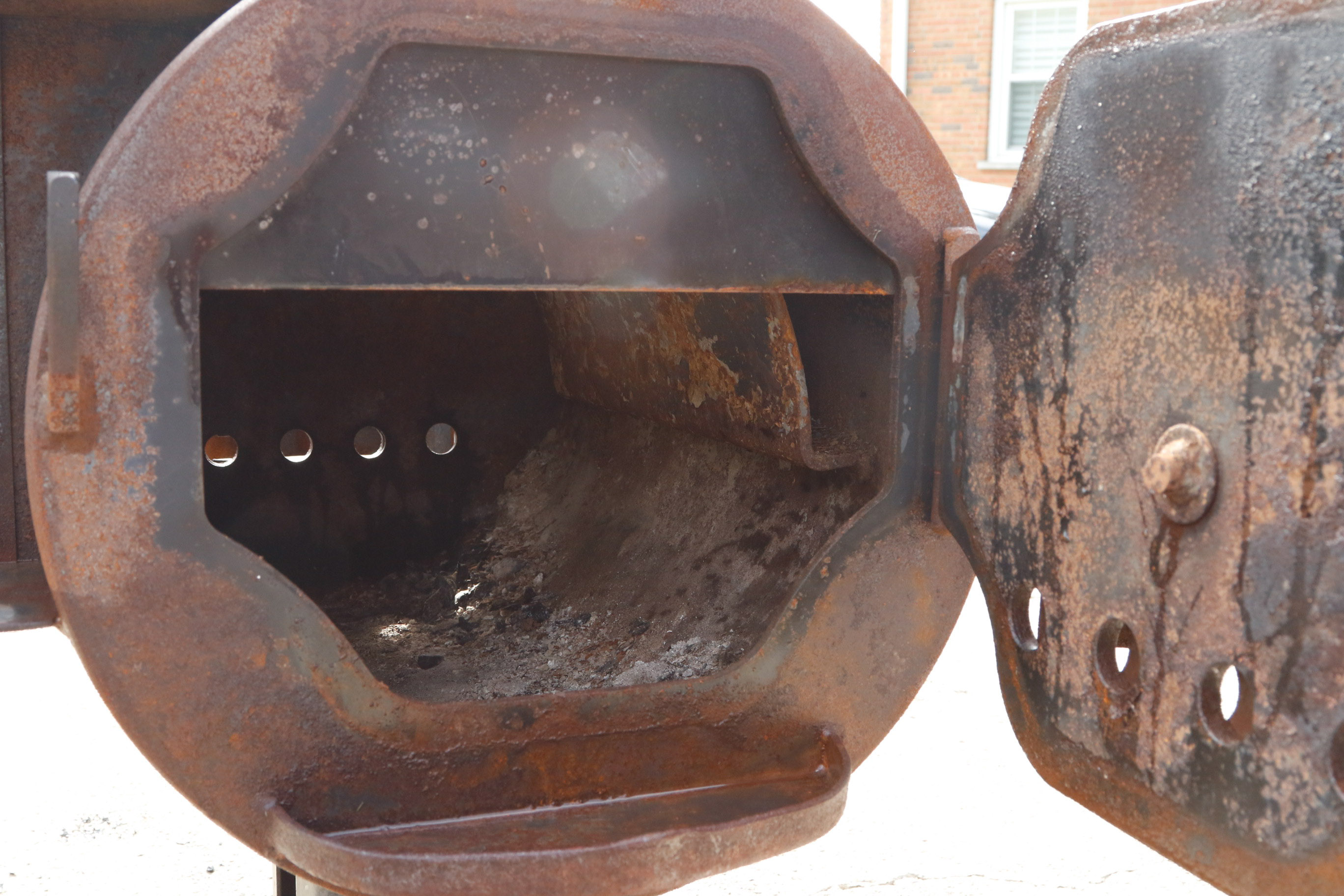 Orley's Wood Burning Stove and Pair of Highway Torches