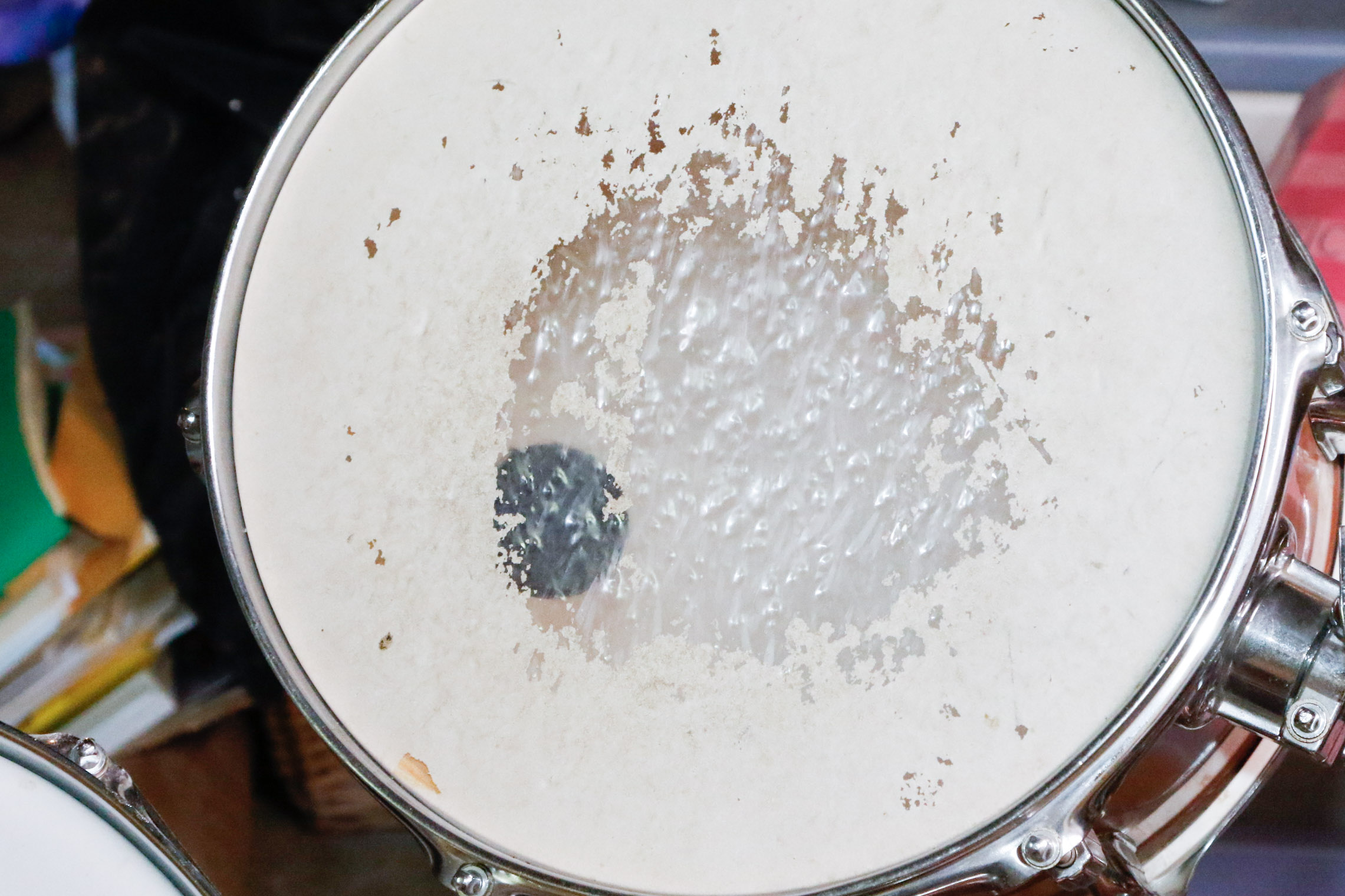 Hoshino 5-Piece Drum Set With Cymbal and Roc-N-Soc Throne