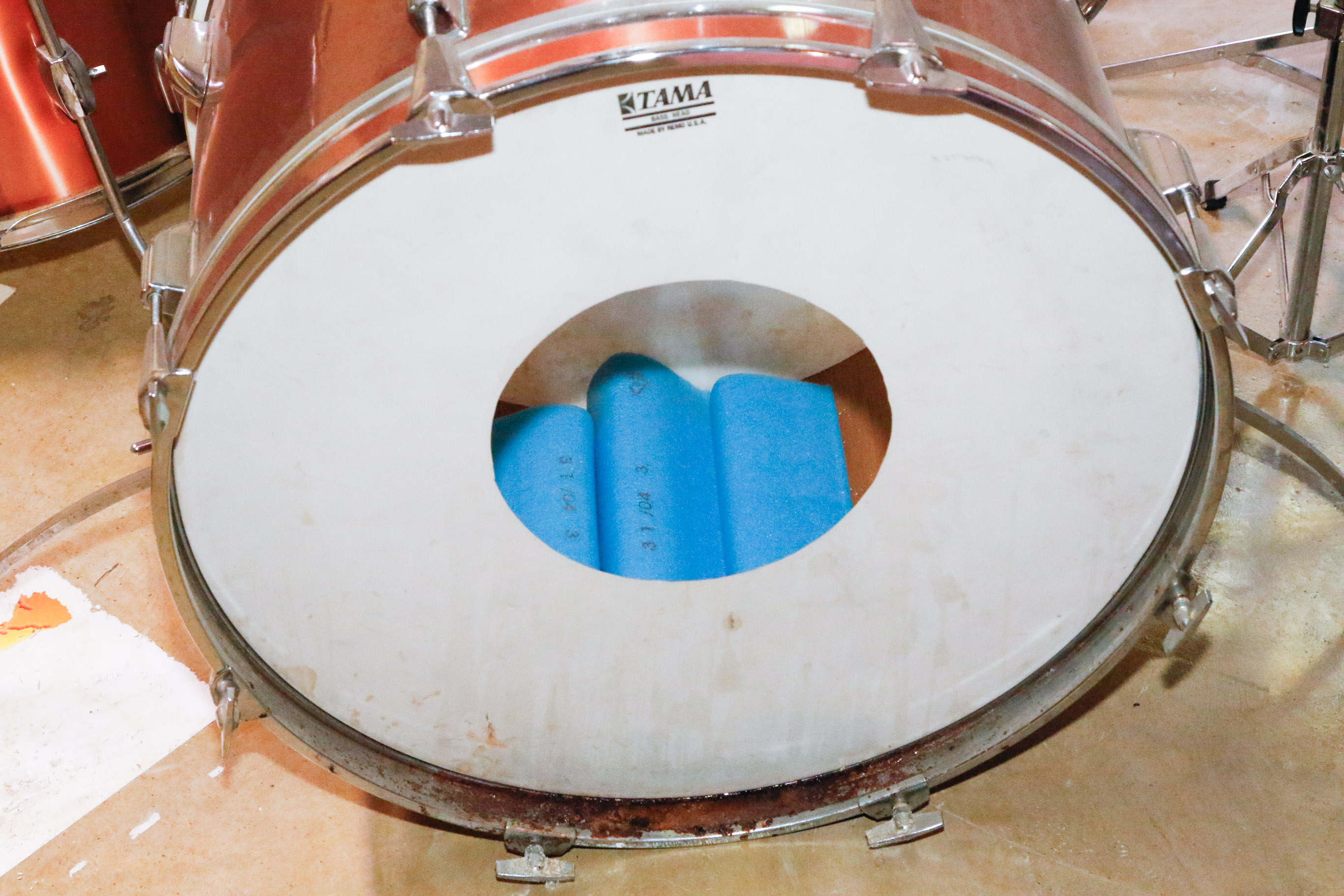 Hoshino 5-Piece Drum Set With Cymbal and Roc-N-Soc Throne