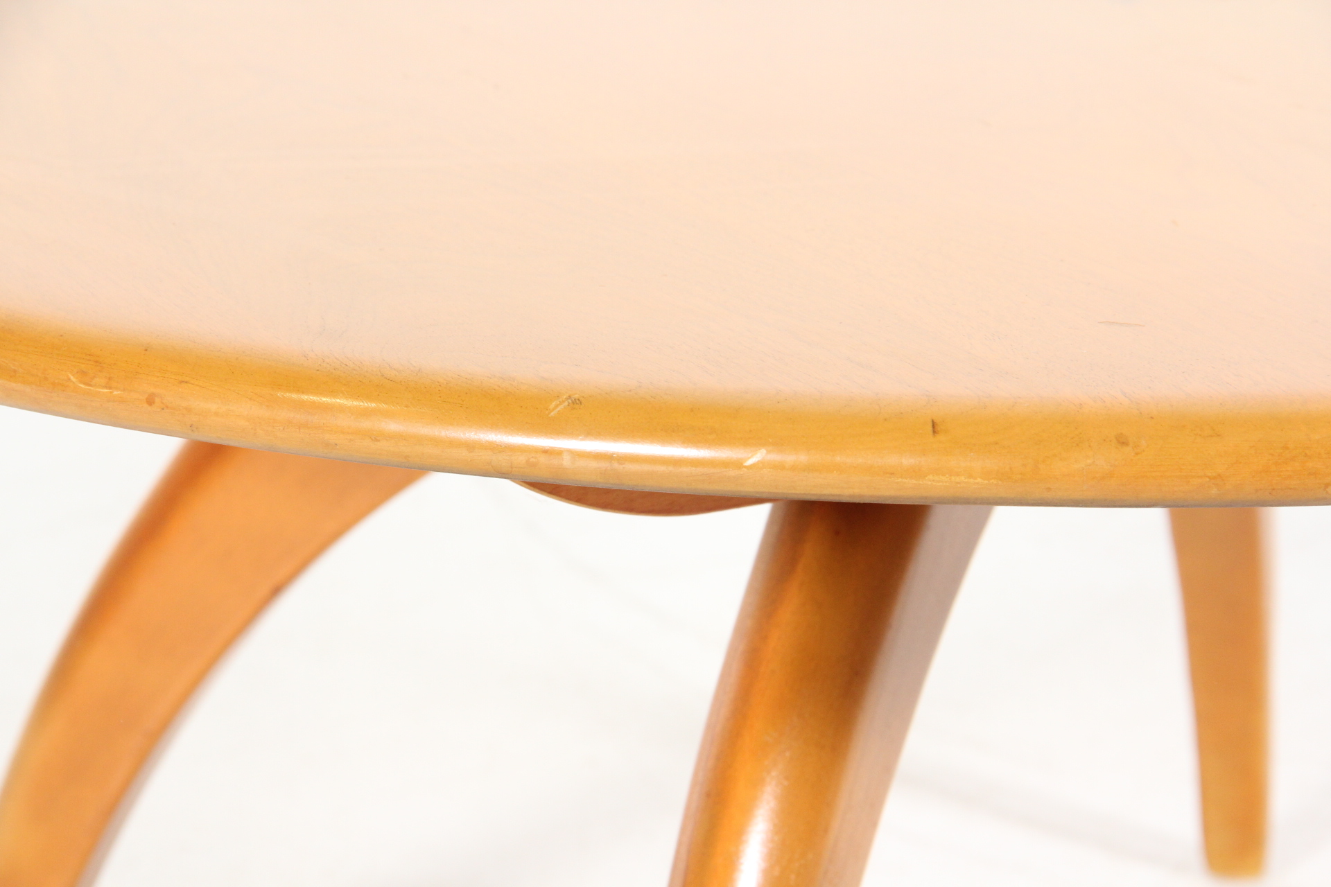 Heywood Wakefield Coffee Table with Lazy Susan