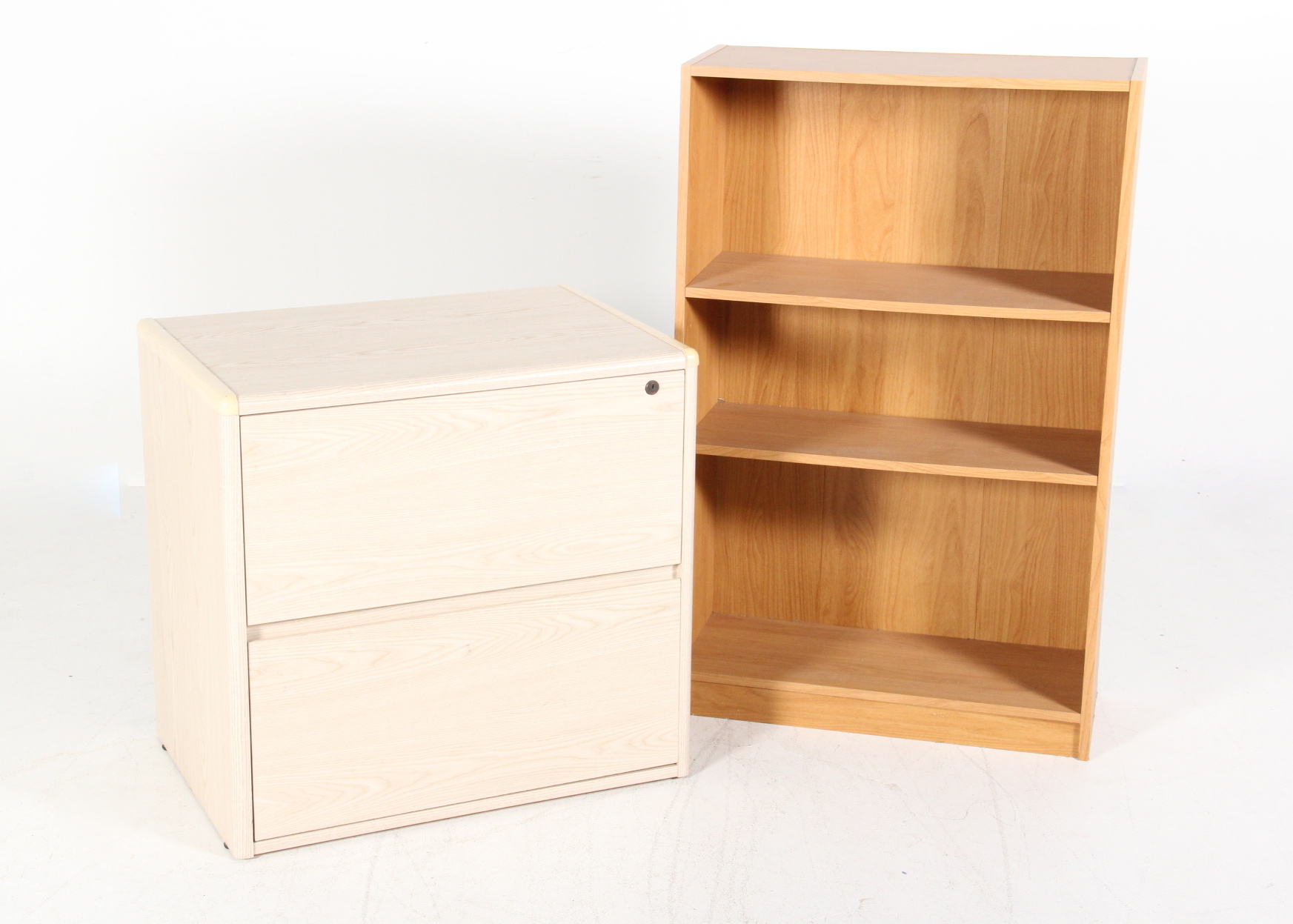 Duo of Wood Storage Pieces