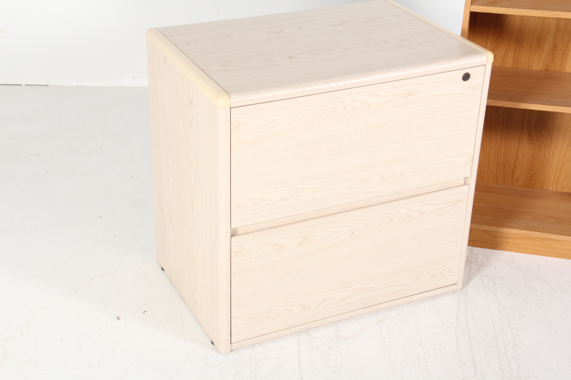 Duo of Wood Storage Pieces