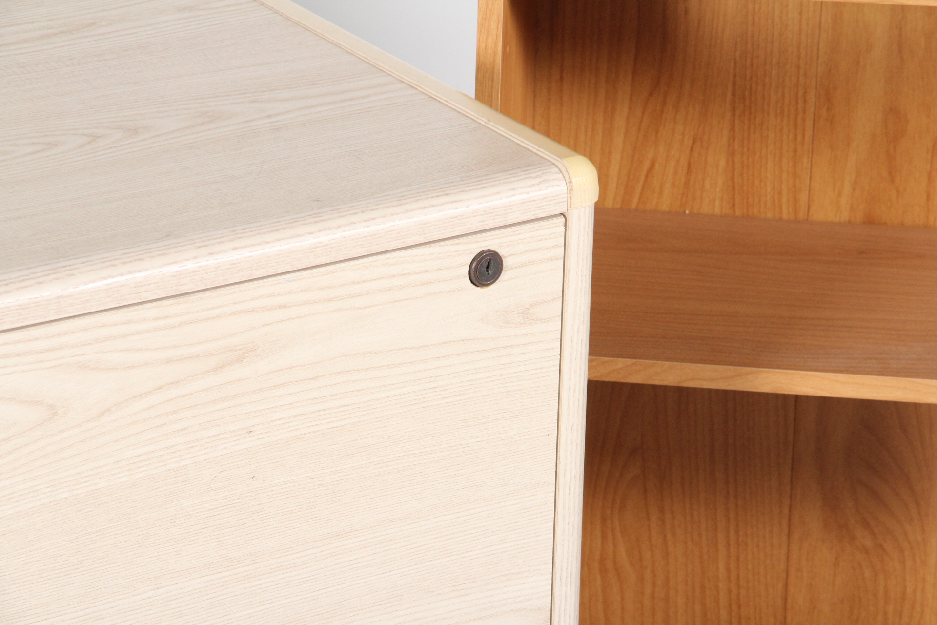 Duo of Wood Storage Pieces