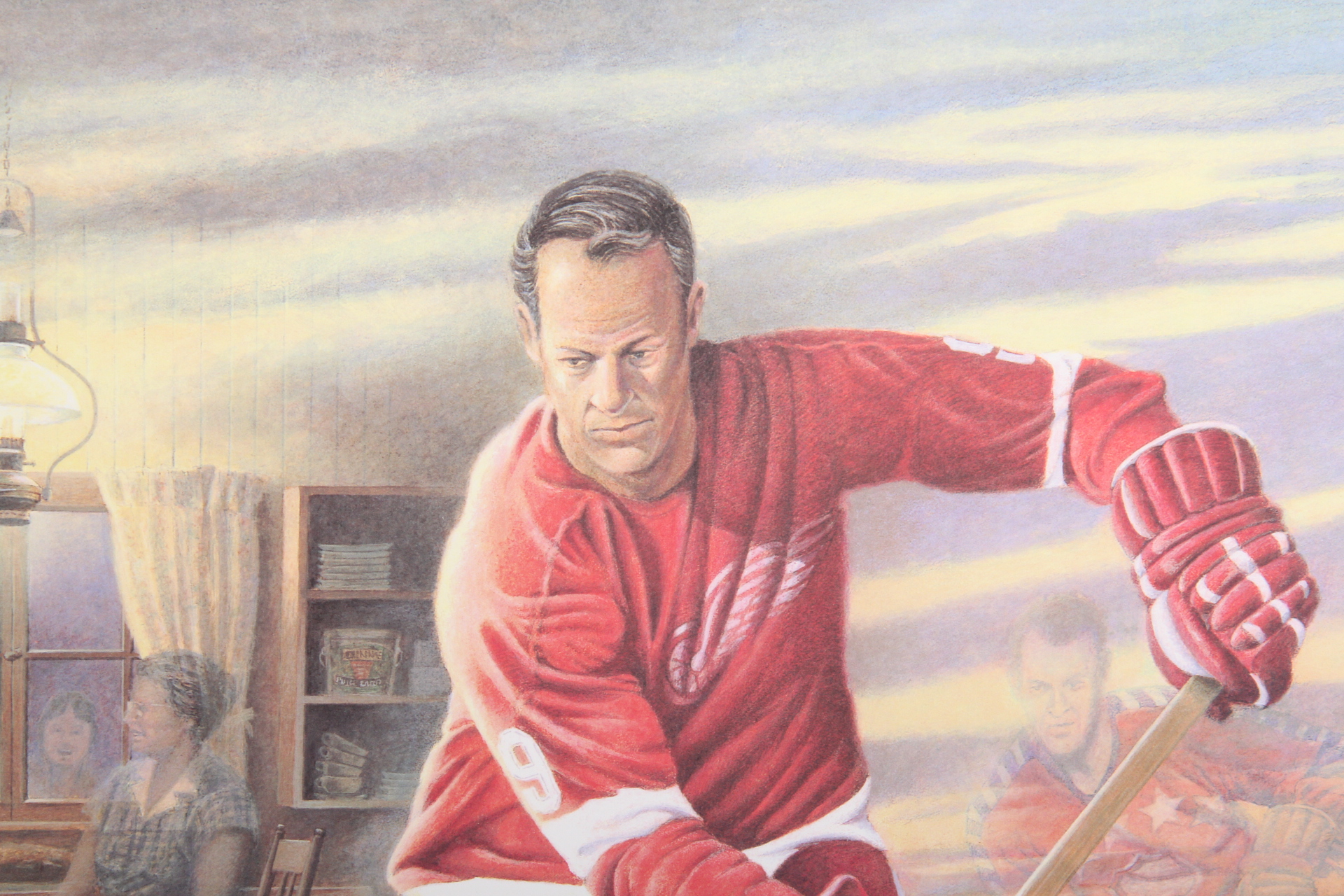 James Lumbers "Mr. Hockey" Offset Lithograph