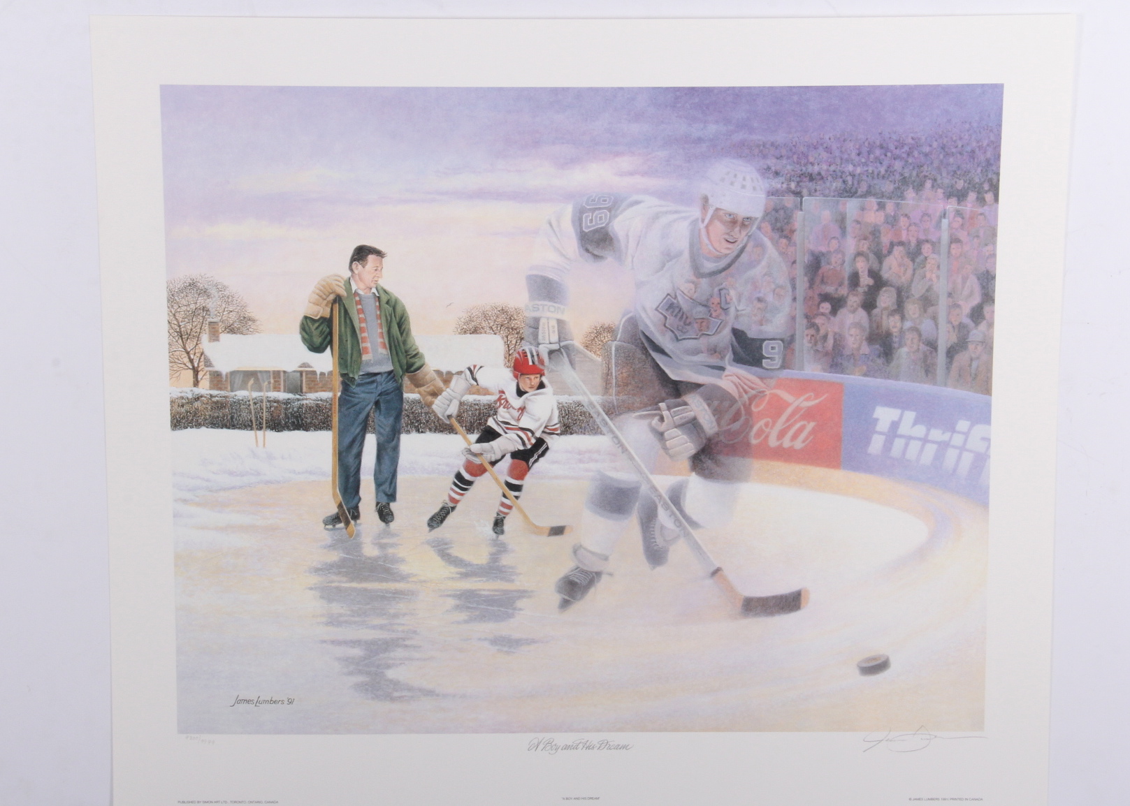 James Lumbers "A Box and Dream" Offset Lithograph