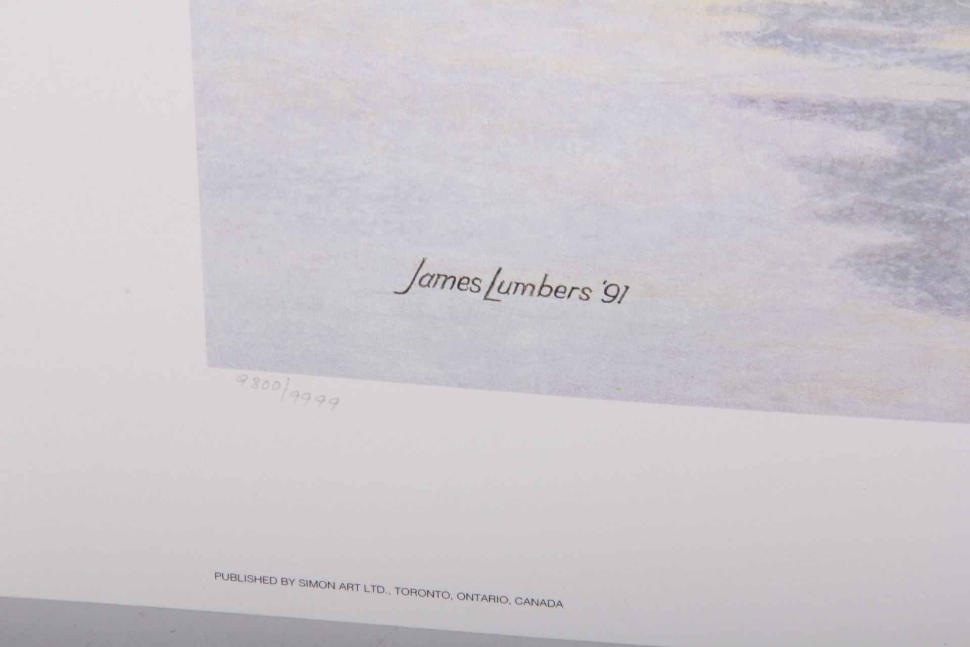 James Lumbers "A Box and Dream" Offset Lithograph
