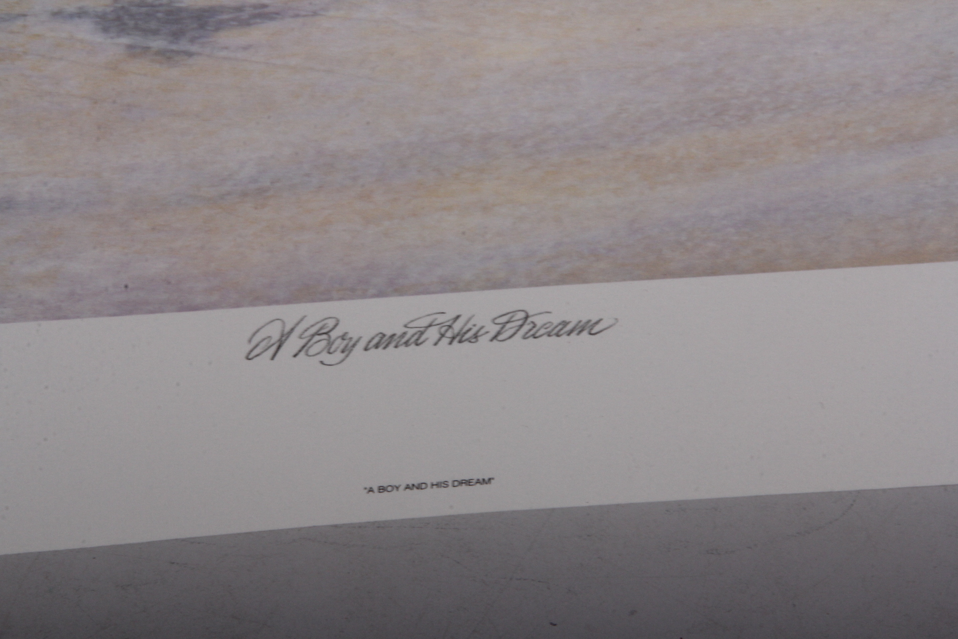 James Lumbers "A Box and Dream" Offset Lithograph