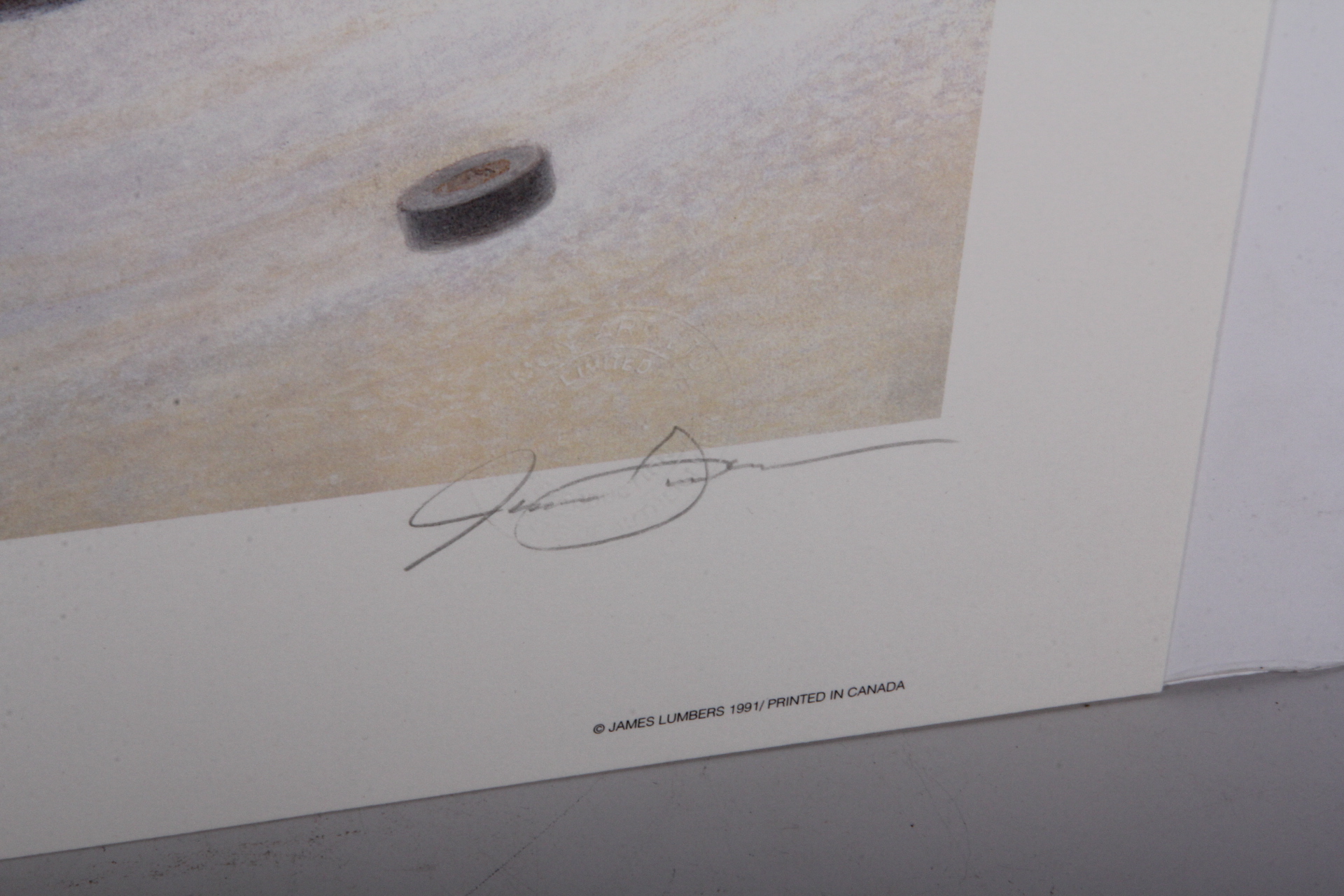 James Lumbers "A Box and Dream" Offset Lithograph