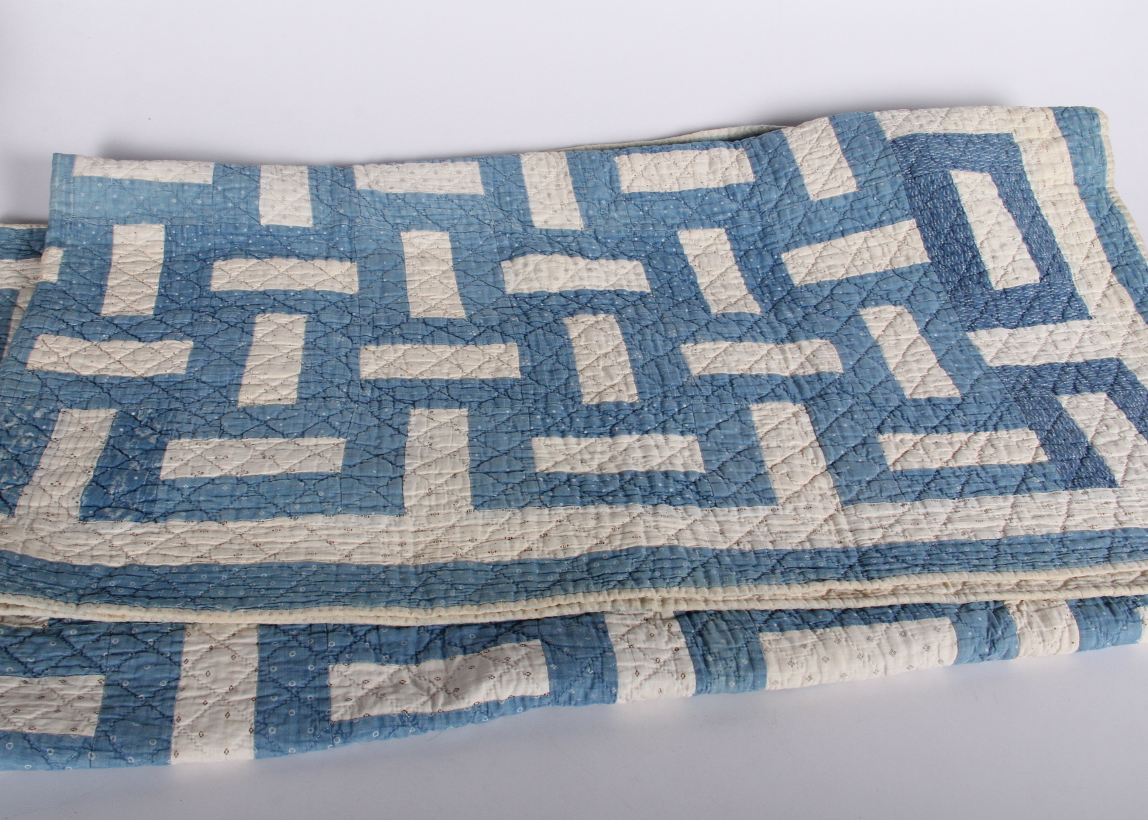 Antique Rail Fence Quilt