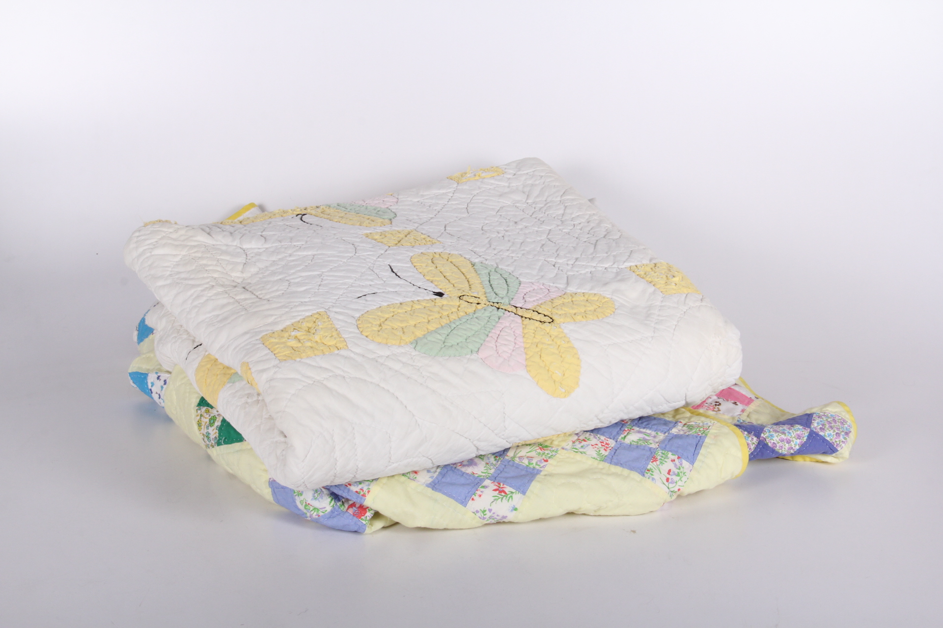 Butterfly Applique Quilt and Tic-Tac-Toe Quilt