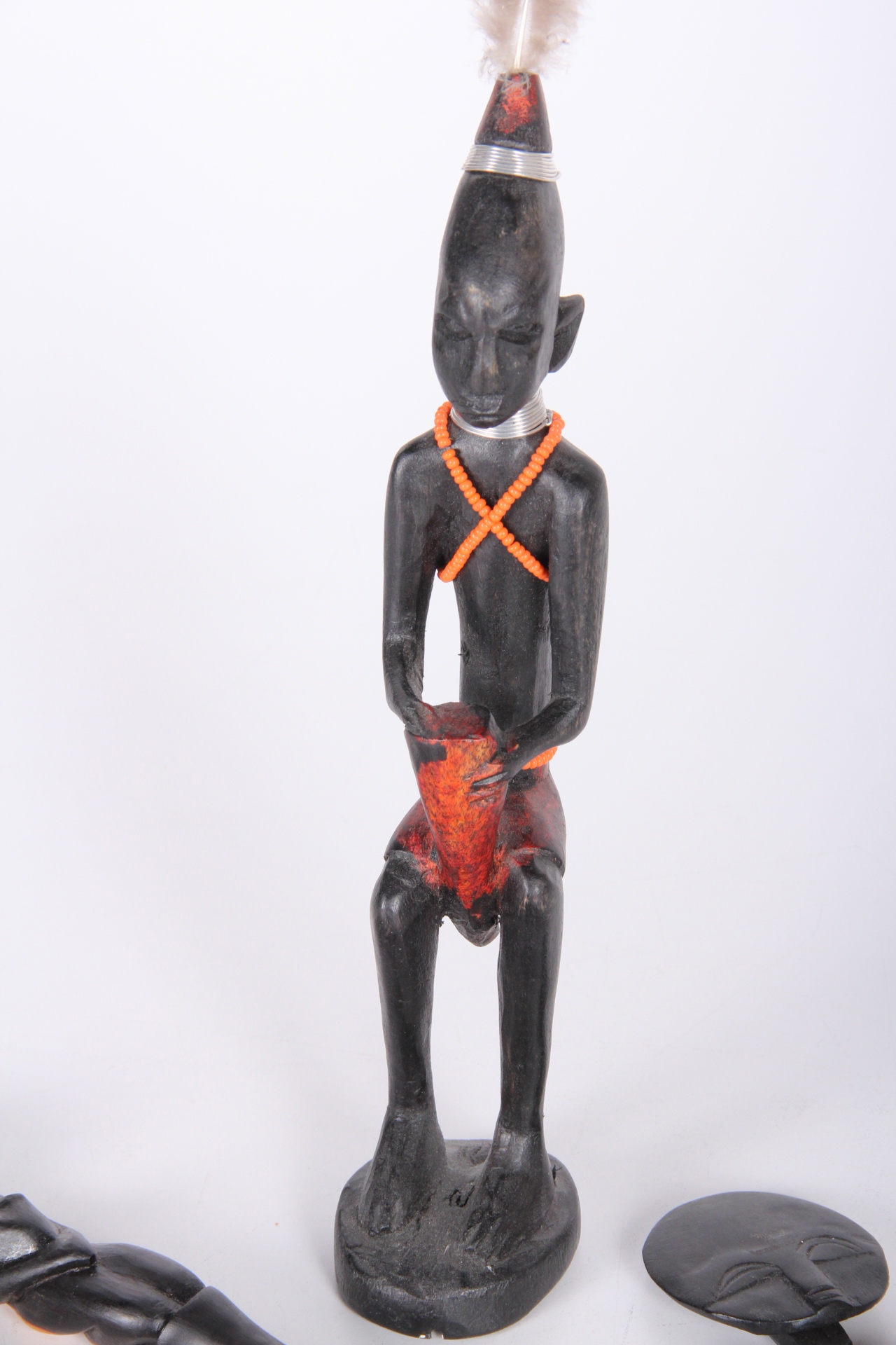 Quartet of African Carved Wood