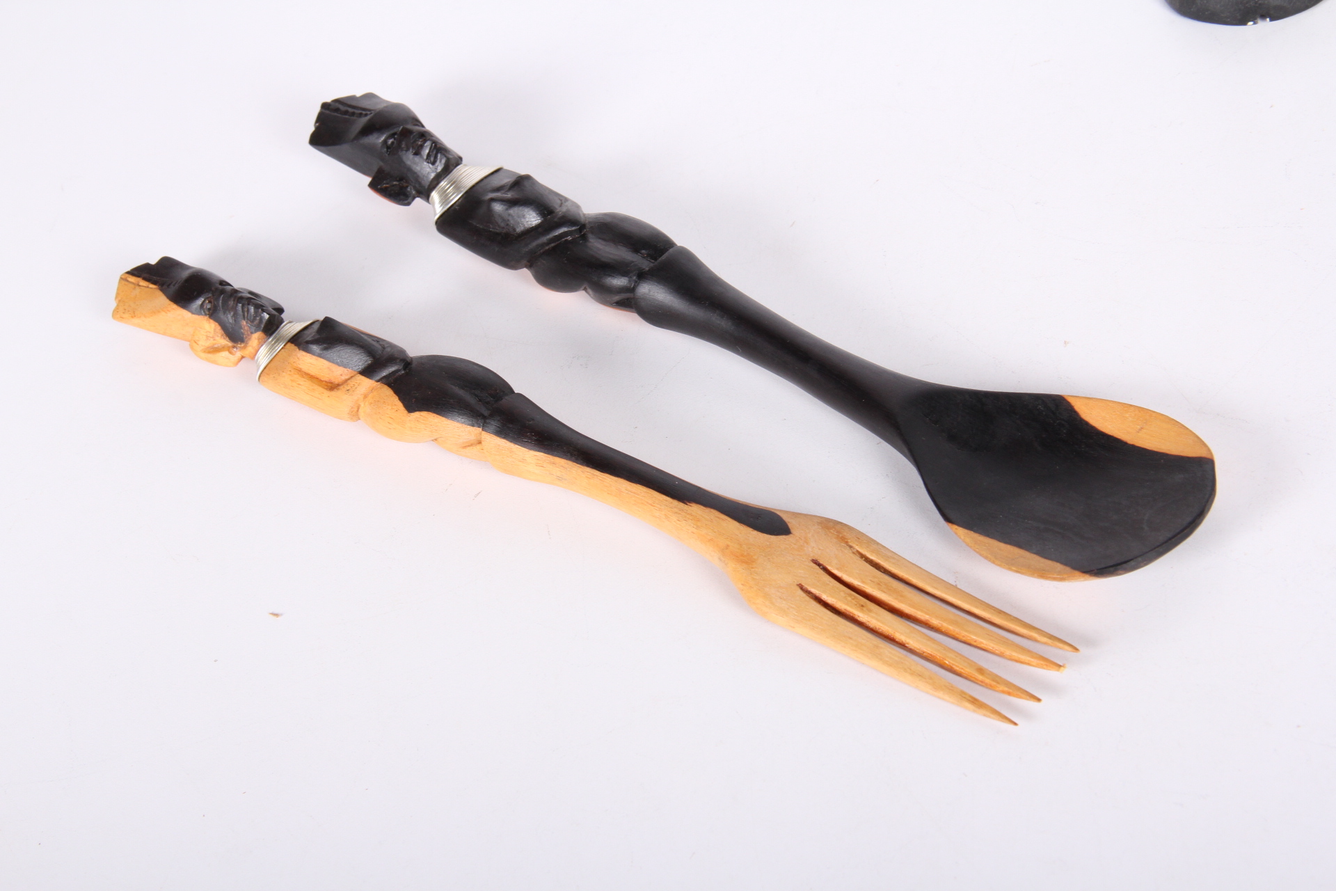 Quartet of African Carved Wood