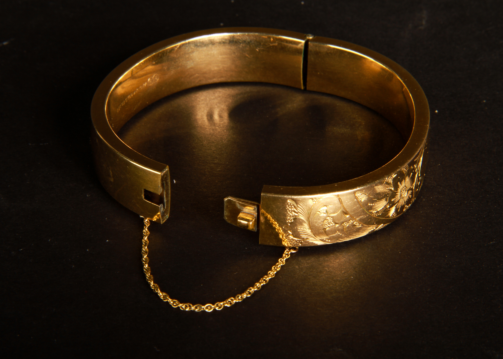 12K Gold Filled Bangle Bracelet