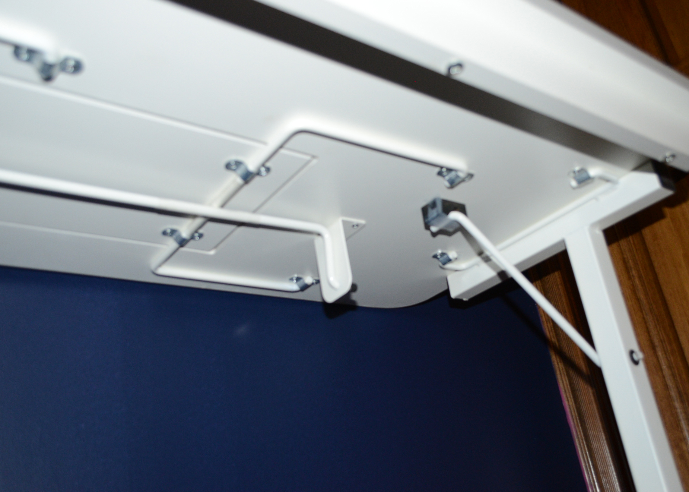 Contemporary White Sewing Table