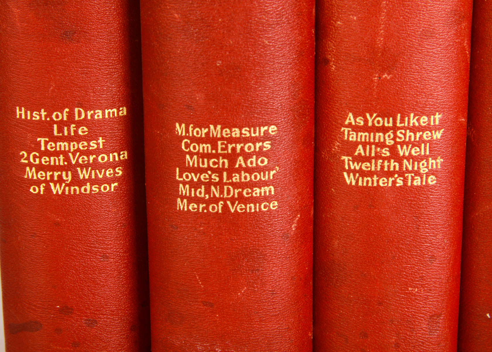 Vintage Eight Volume Set of Shakespeare's Works