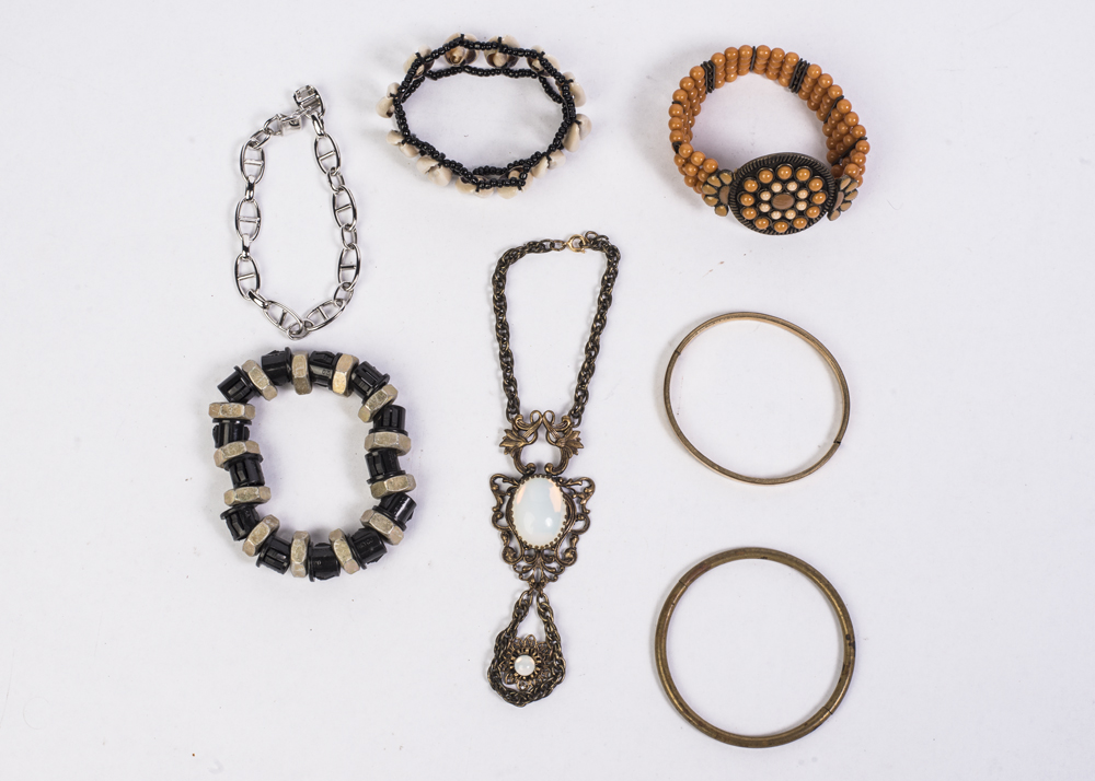 Assortment of Costume Jewelry Bracelets