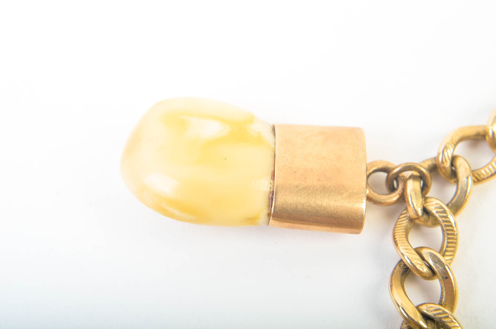 12K Gold Charm Bracelet