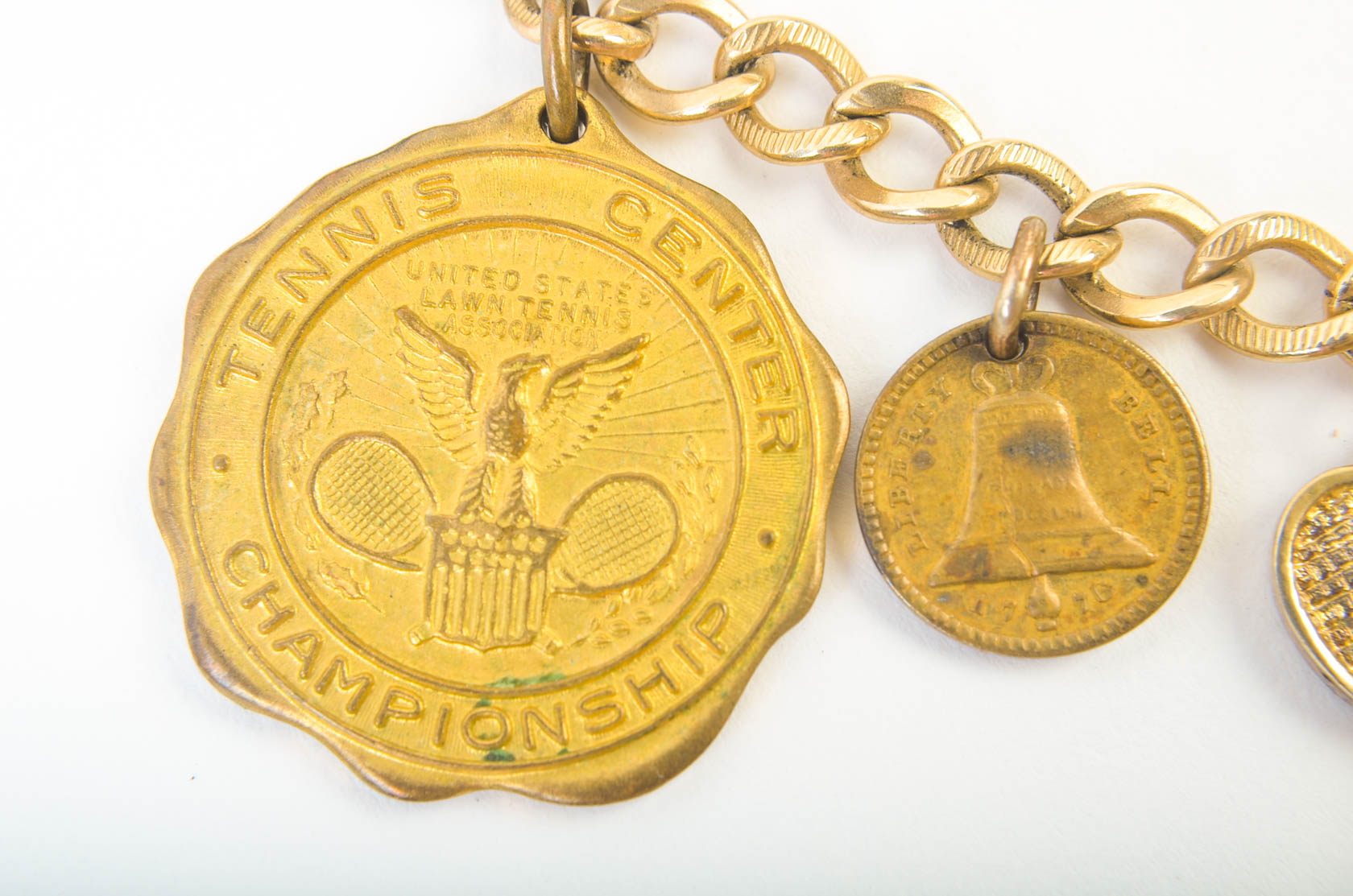 12K Gold Charm Bracelet