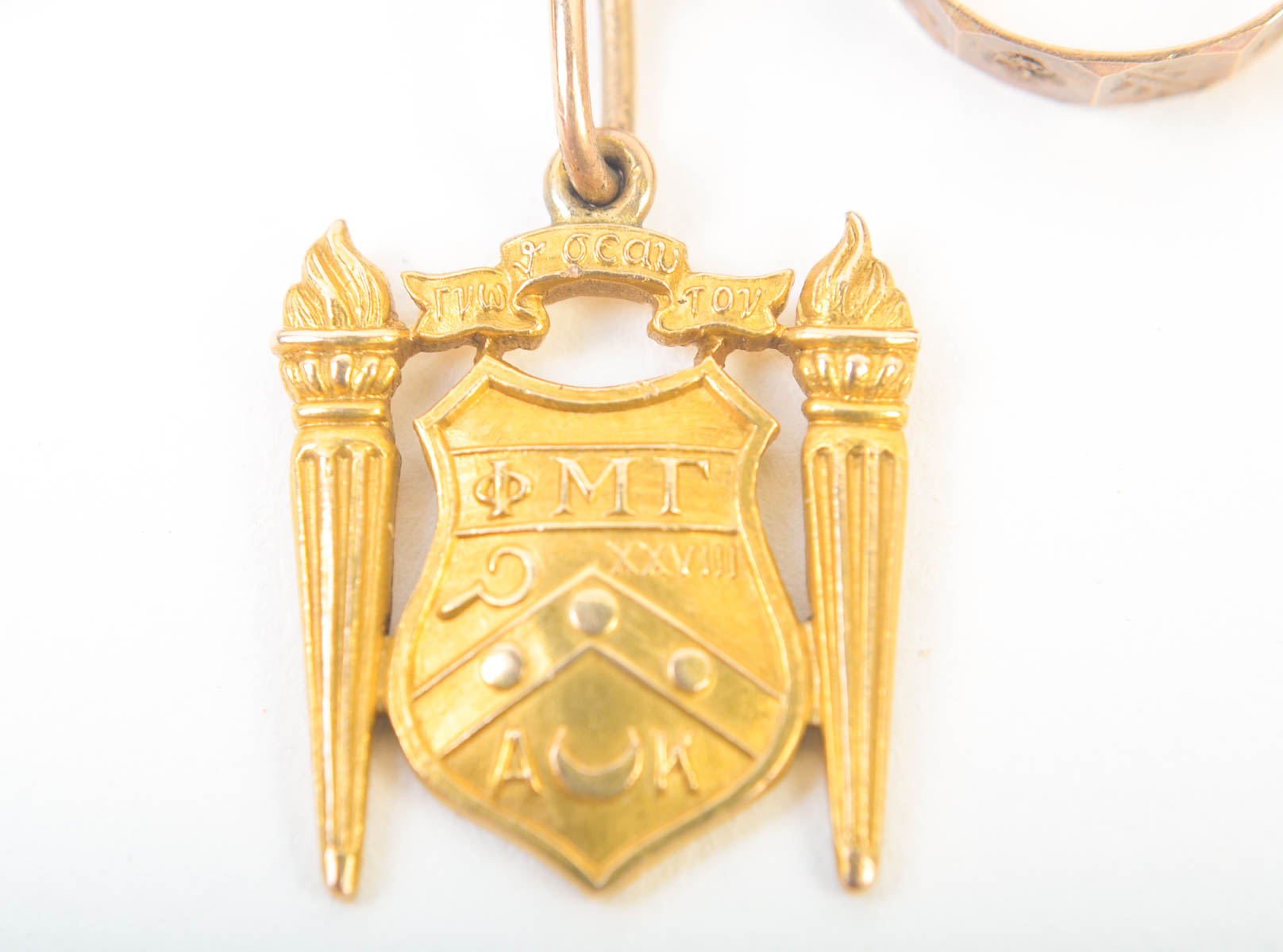 12K Gold Charm Bracelet