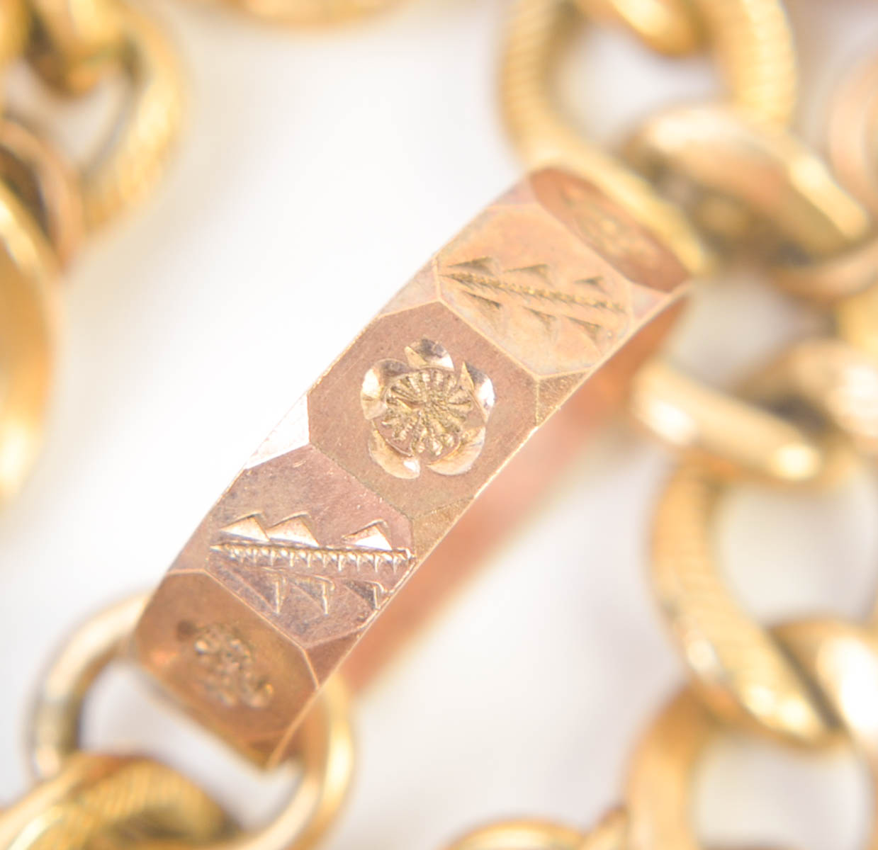 12K Gold Charm Bracelet