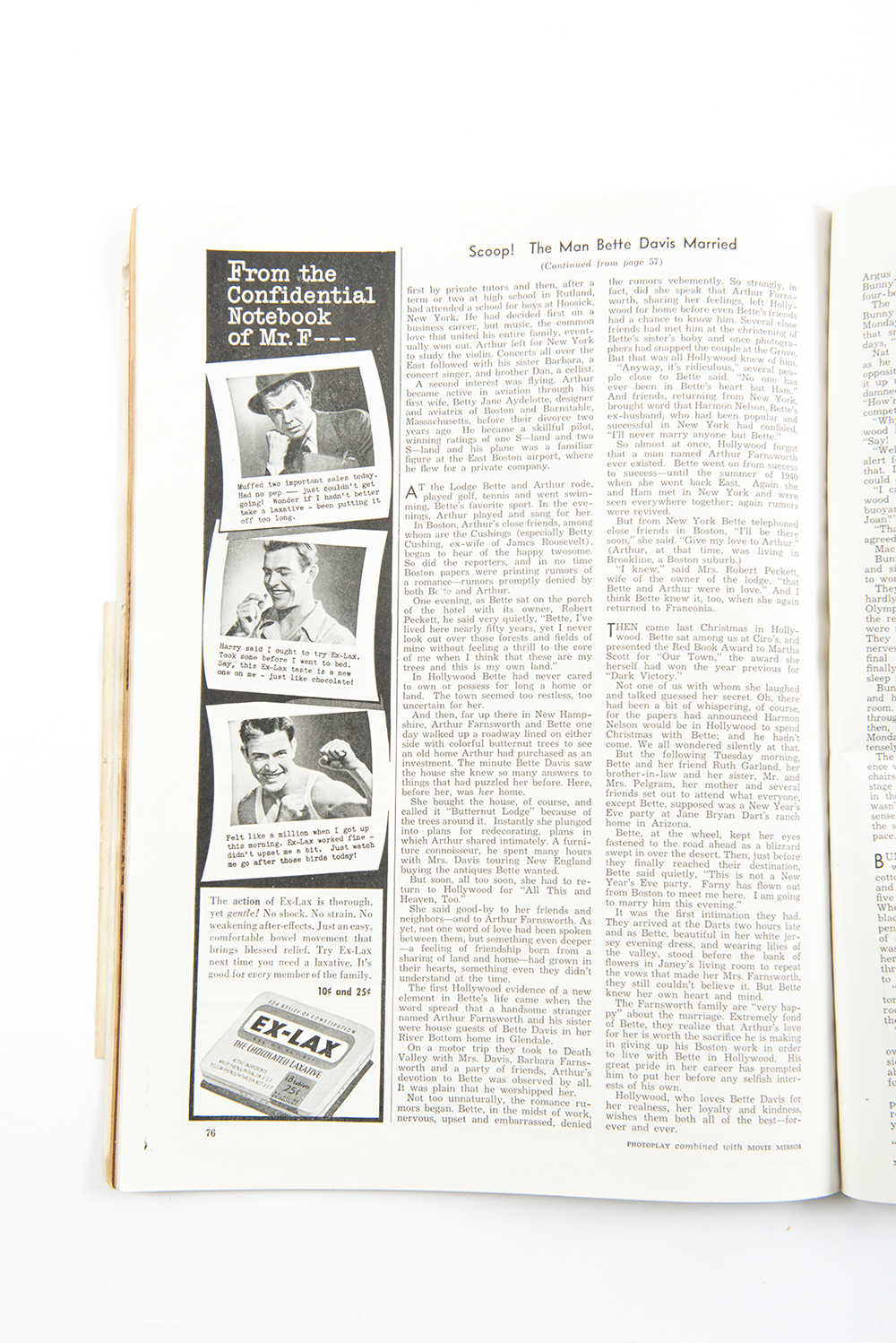 Vintage Bette Davis Magazines