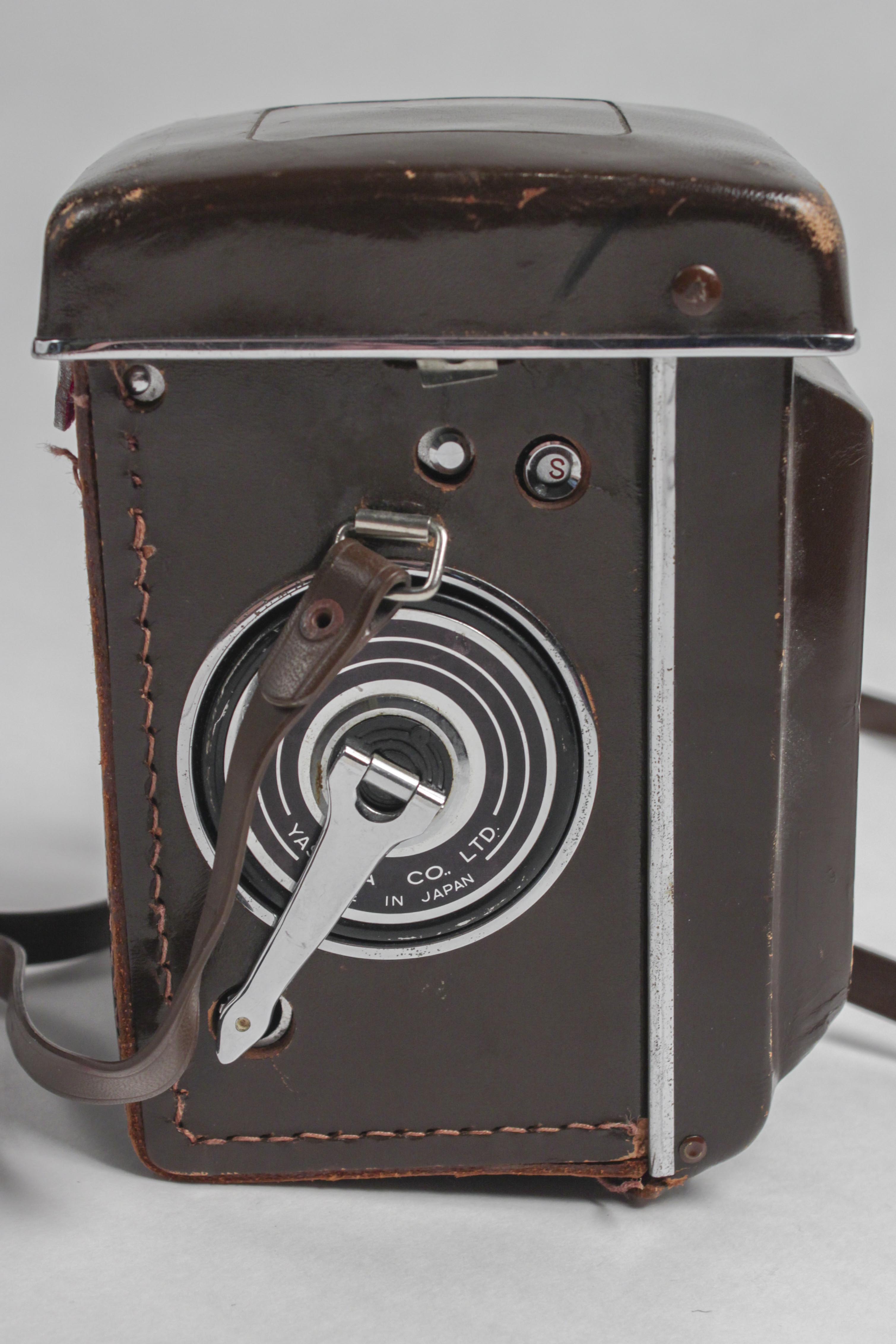 Yashica-Mat EM Double Lens Camera in Leather Case