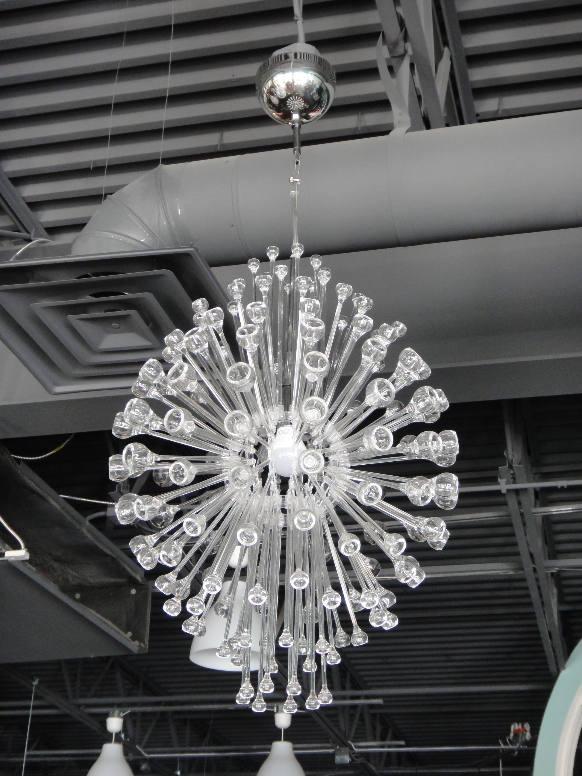 Two Modern Hanging Lights