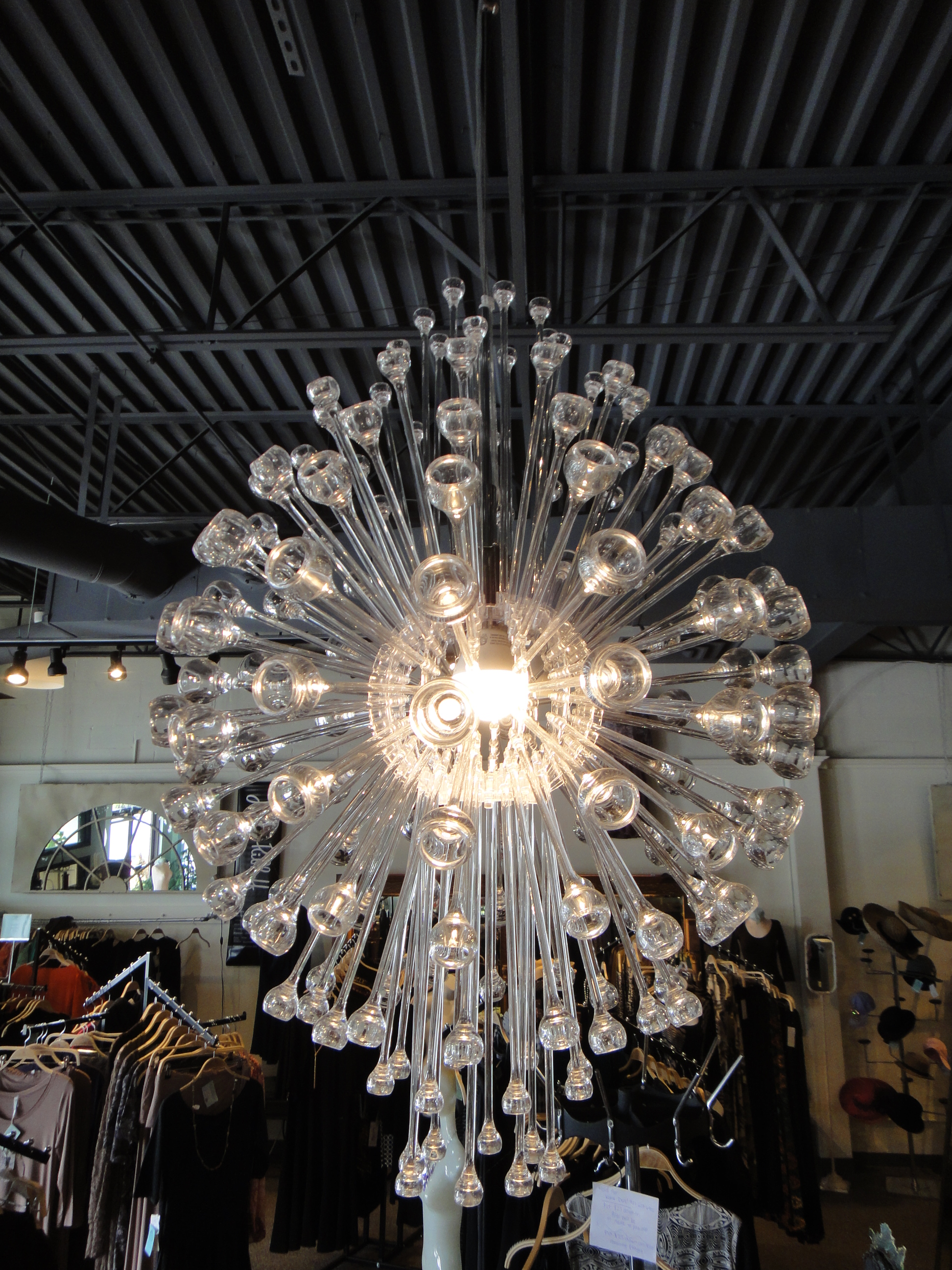 Two Modern Hanging Lights