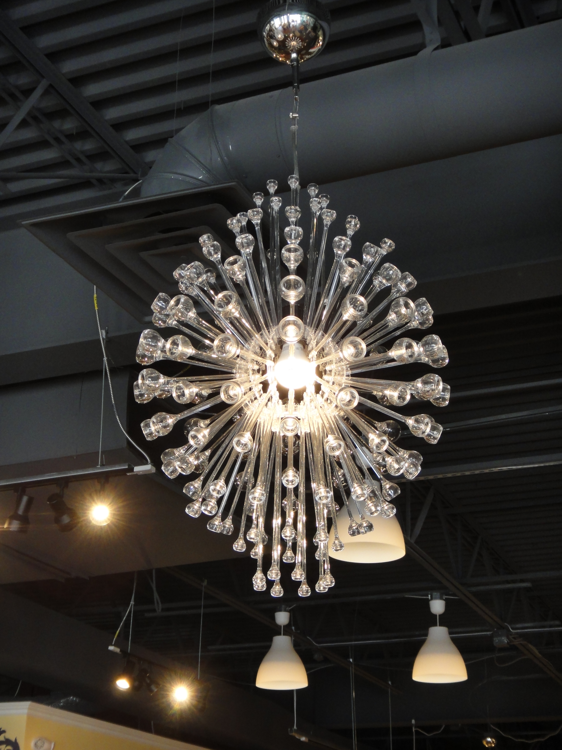 Two Modern Hanging Lights