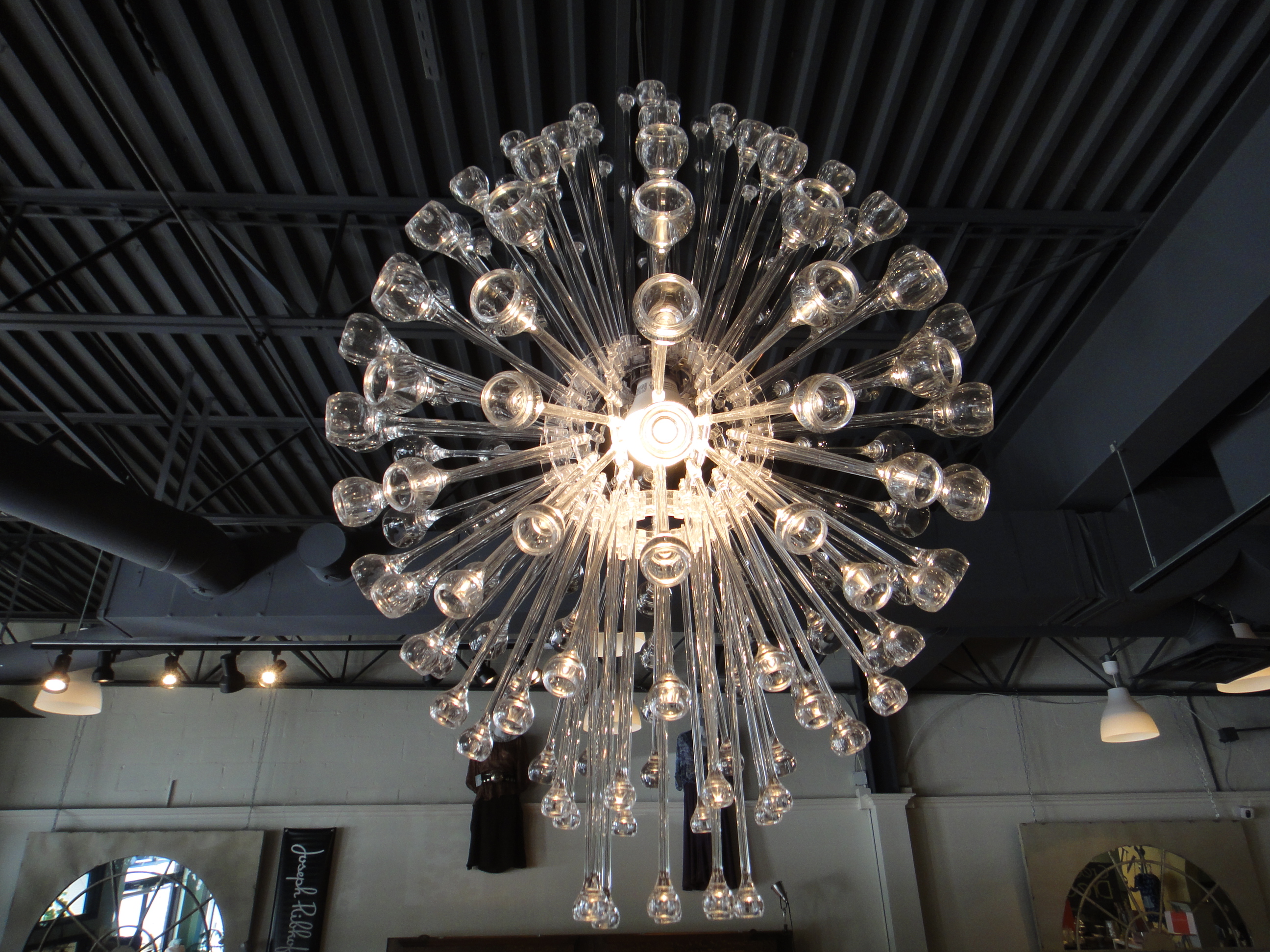 Two Modern Hanging Lights