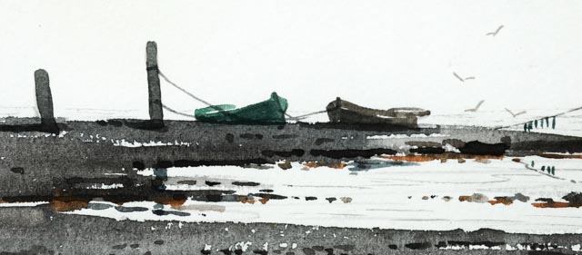 Original Alan Whitehead Maritime Watercolor