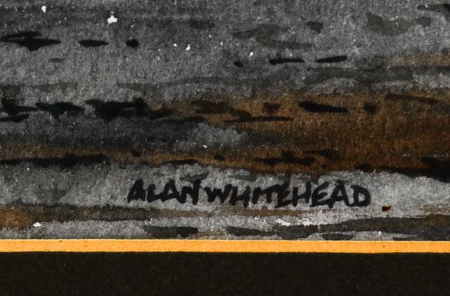 Original Alan Whitehead Maritime Watercolor