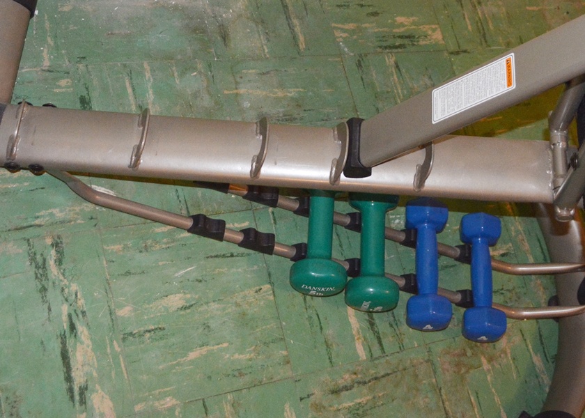 Danskin Workout Bench and Hand Weights