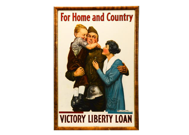 VICTORY LIBERTY LOAN WWI PROPAGANDA POSTER