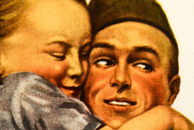 VICTORY LIBERTY LOAN WWI PROPAGANDA POSTER