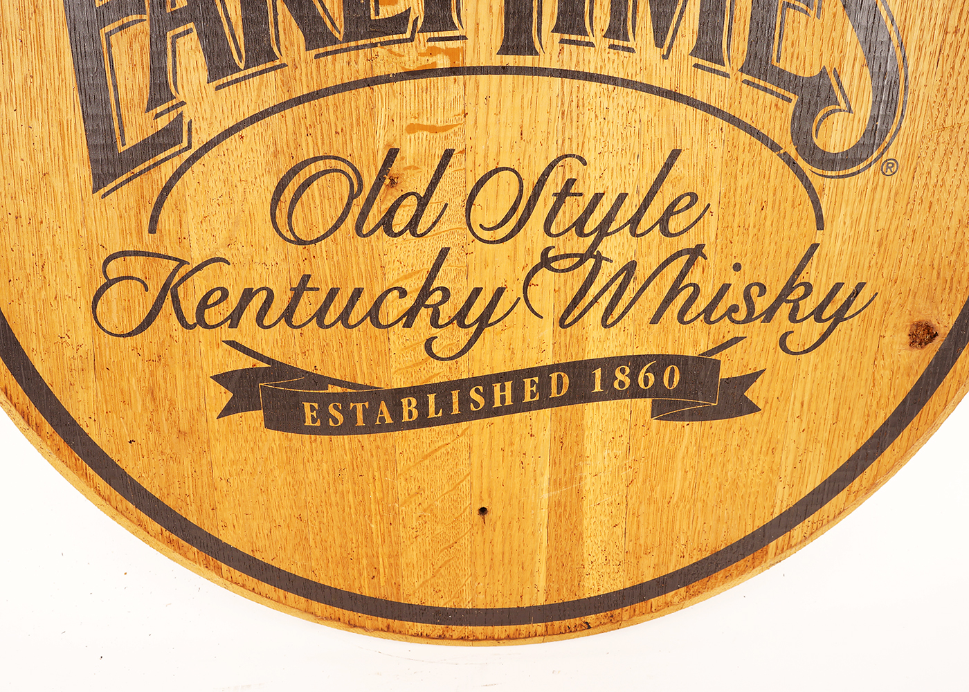 Early Times Whisky Barrel Head