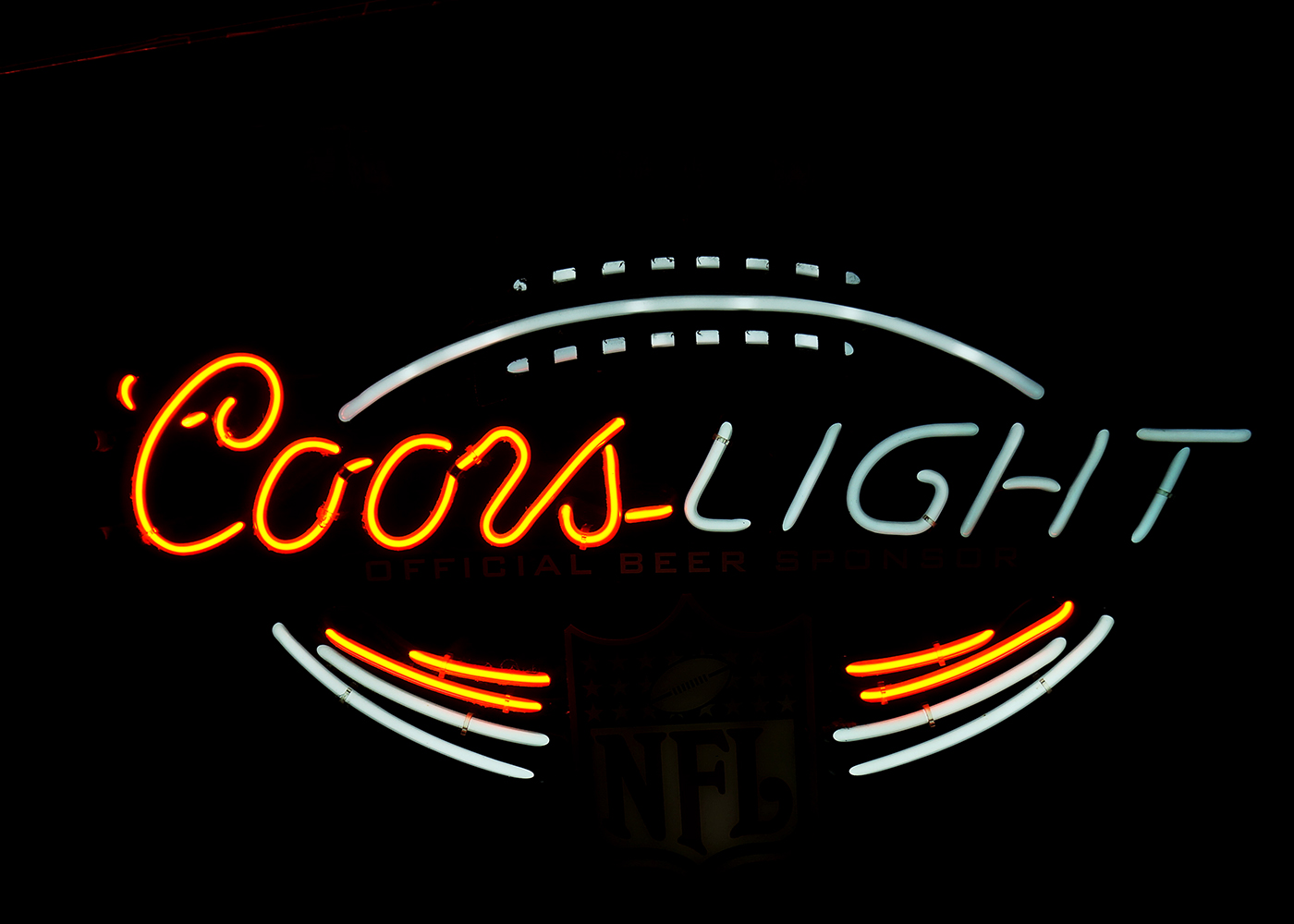 Coors Light NFL Neon Sign