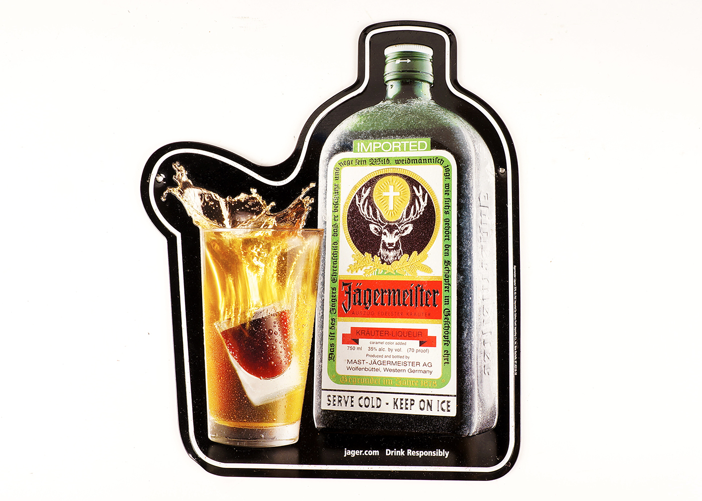 Jagermeister Metal and Plastic Bar Sign Collection