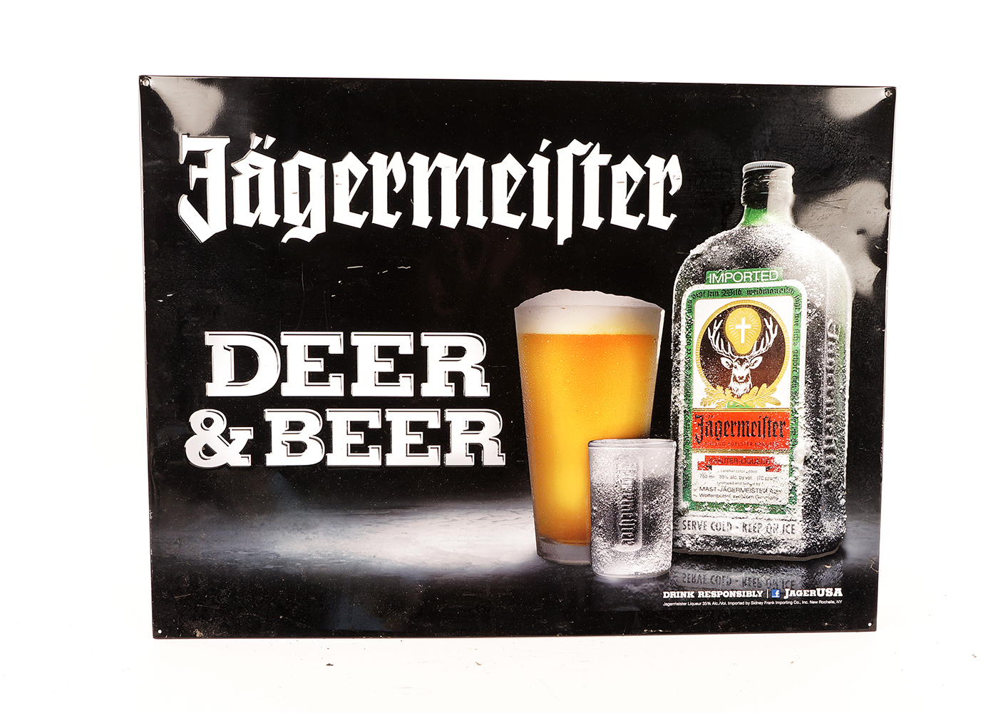 Jagermeister Metal and Plastic Bar Sign Collection