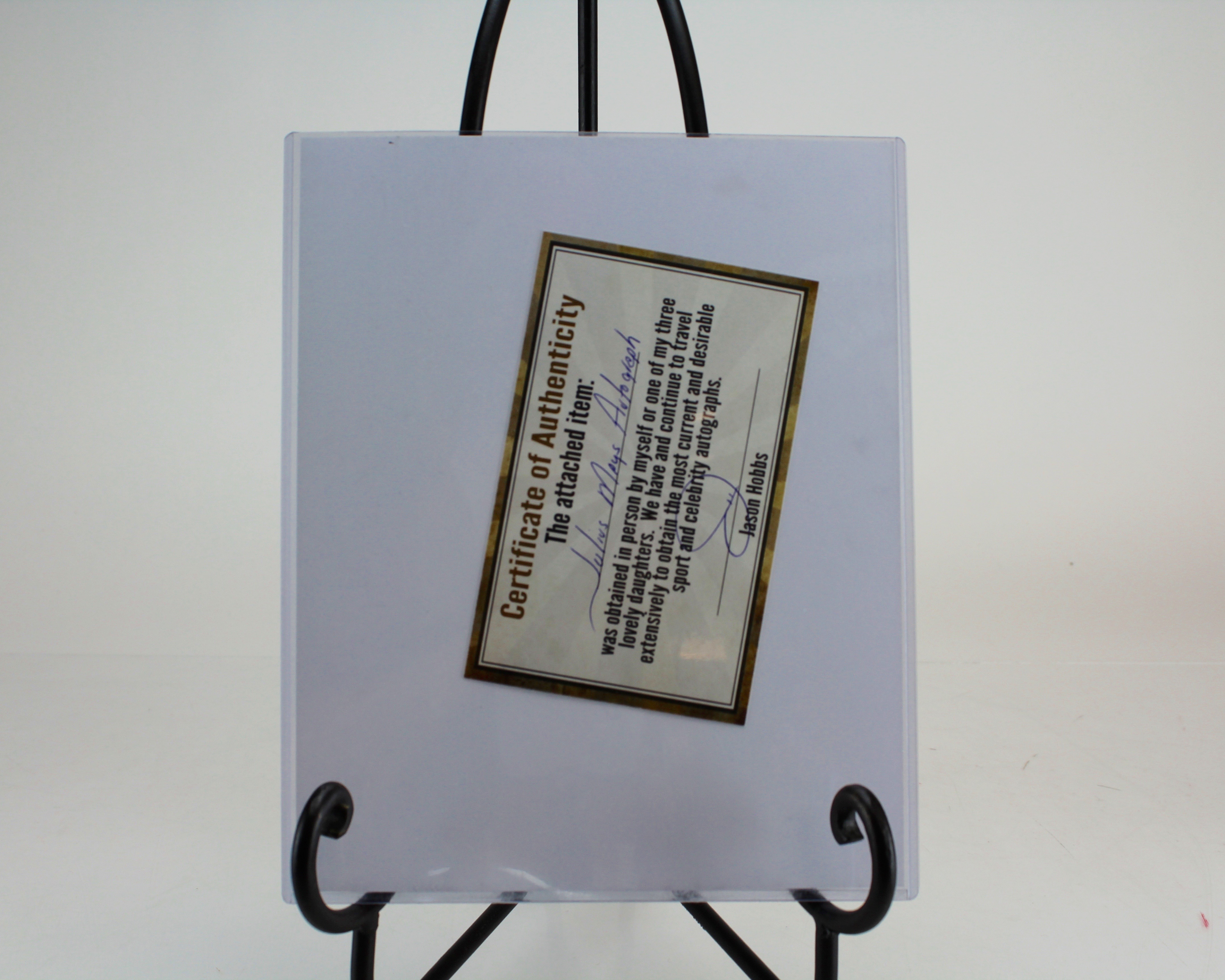 Julius Mays Autographed Photo