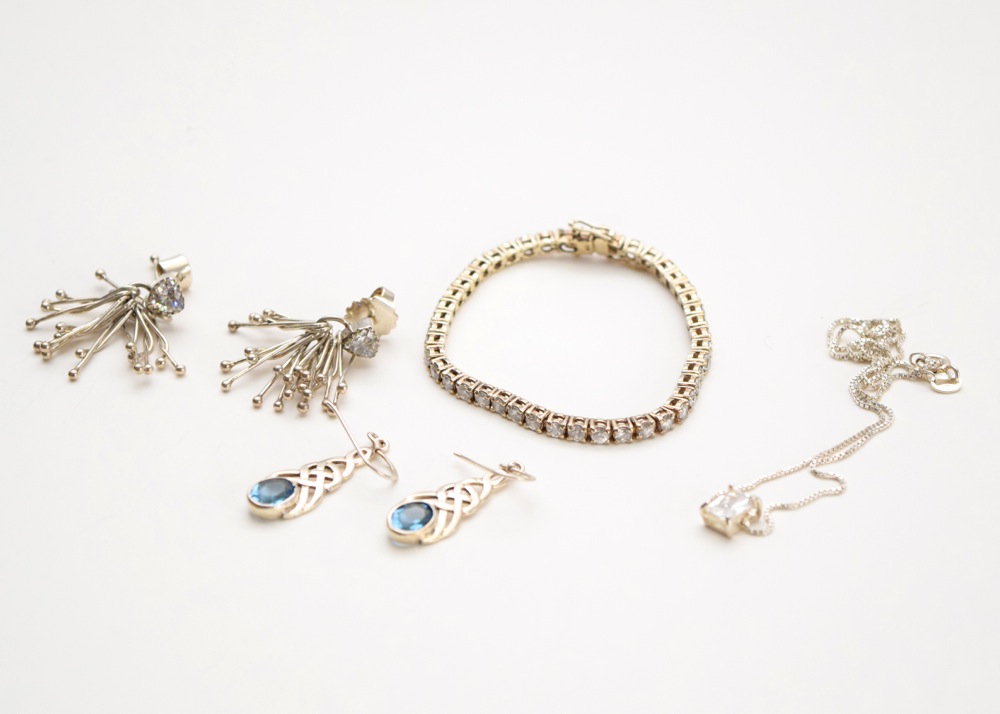 Collection of Sterling Jewelry