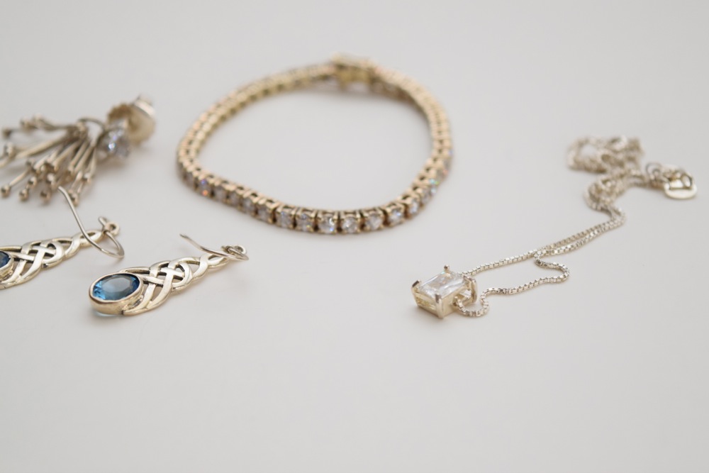 Collection of Sterling Jewelry