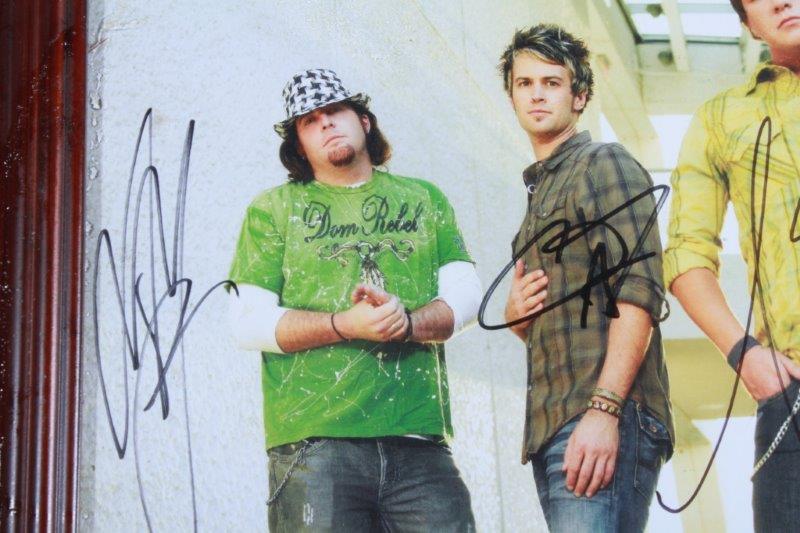 Framed Eli Young Band Signed Promotional Photo