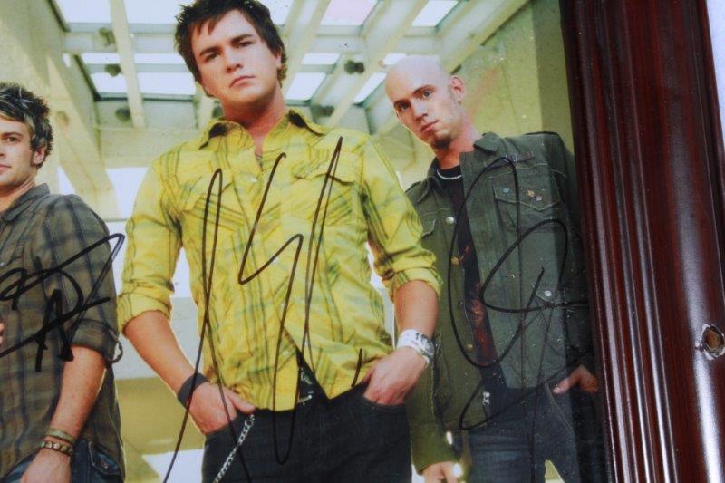 Framed Eli Young Band Signed Promotional Photo