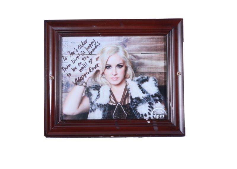 Framed Maggie Rose Signed Promotional Photo