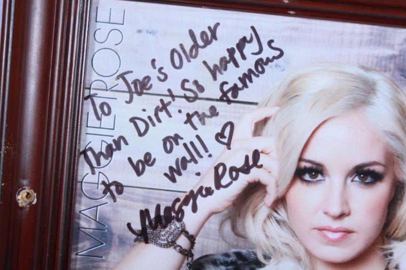 Framed Maggie Rose Signed Promotional Photo