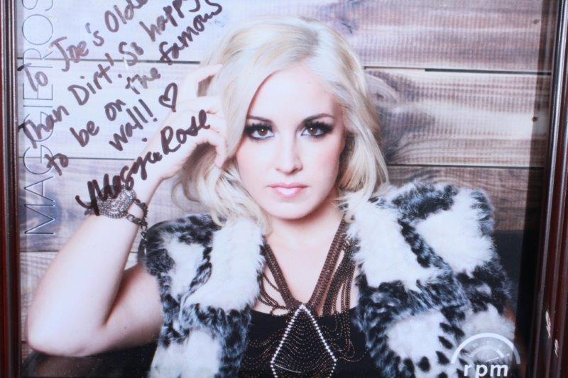 Framed Maggie Rose Signed Promotional Photo